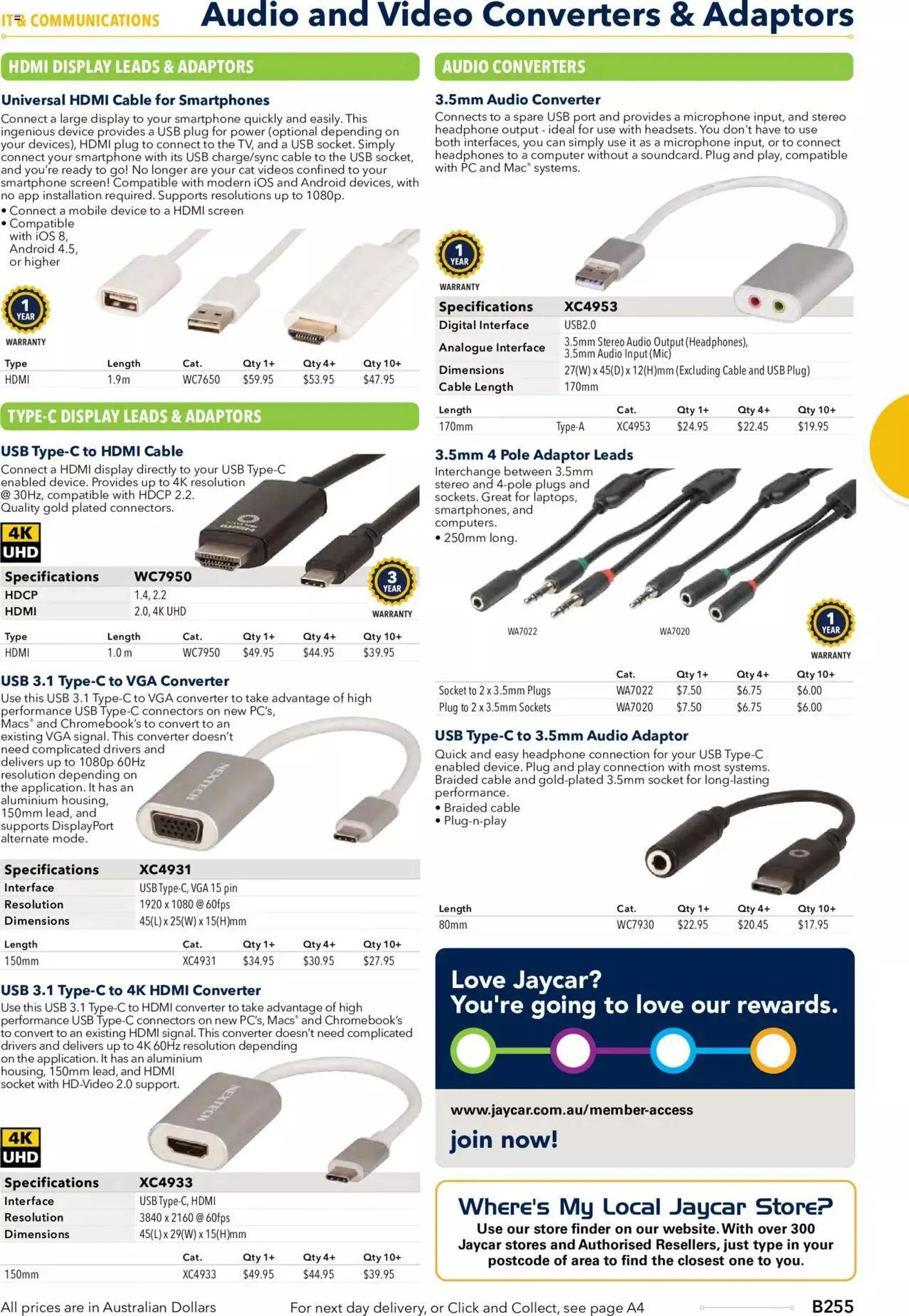 Jaycar Annual Engineering & Scientific Catalogue - Catalogue valid from 27 October to 31 December 2024 - page 255