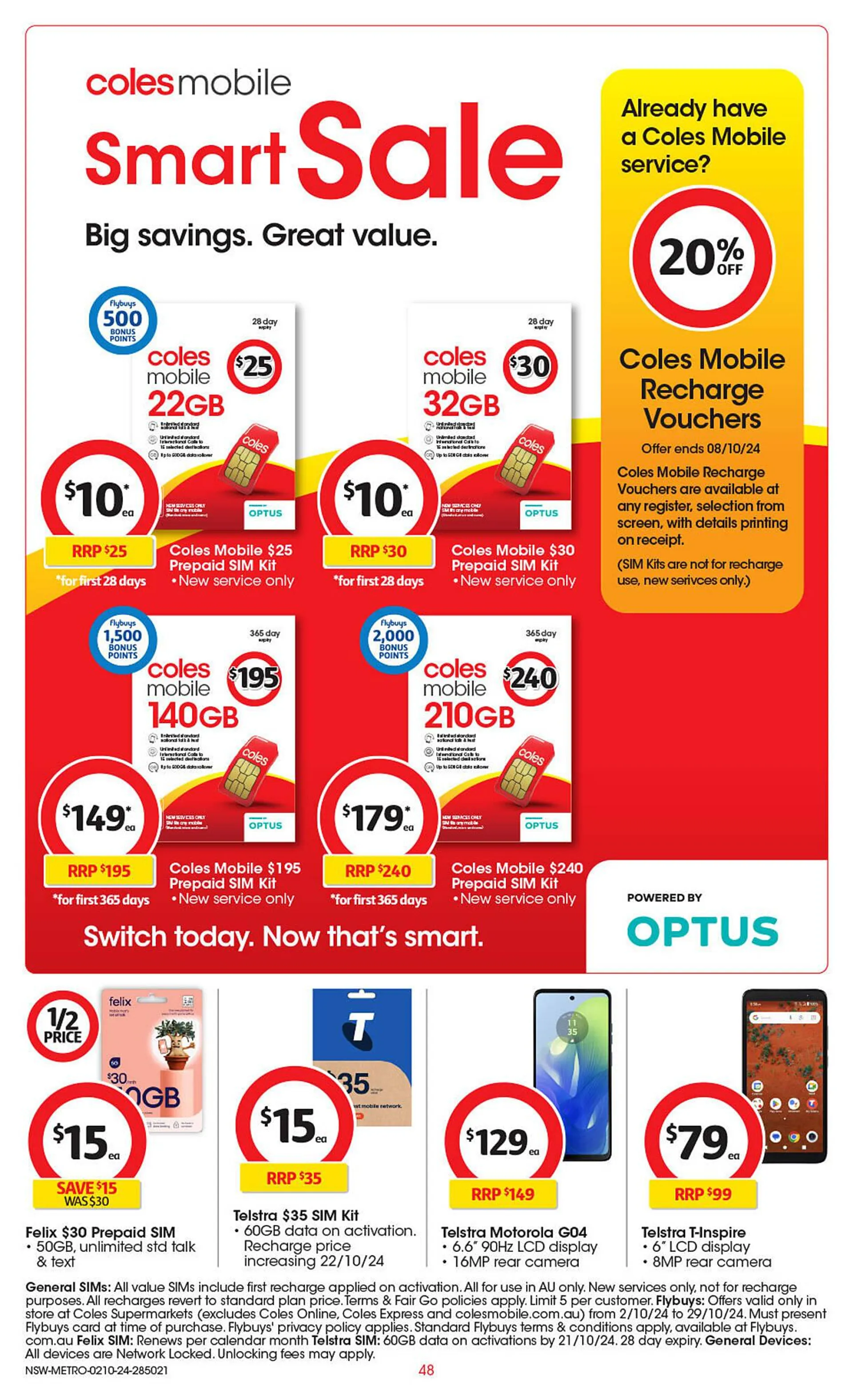 Coles catalogue - Catalogue valid from 2 October to 8 October 2024 - page 49