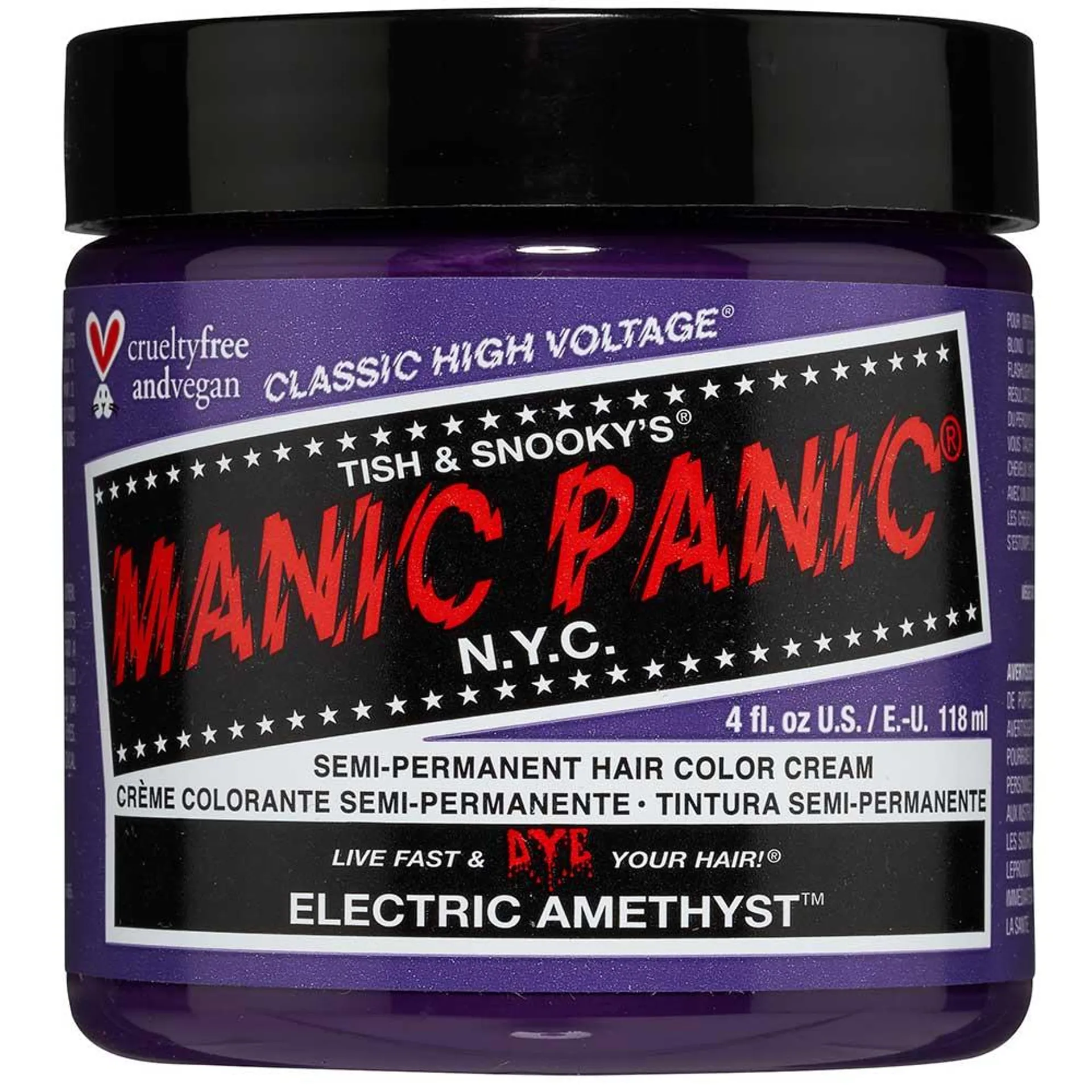 Electric Amethyst Classic Cream 118ml