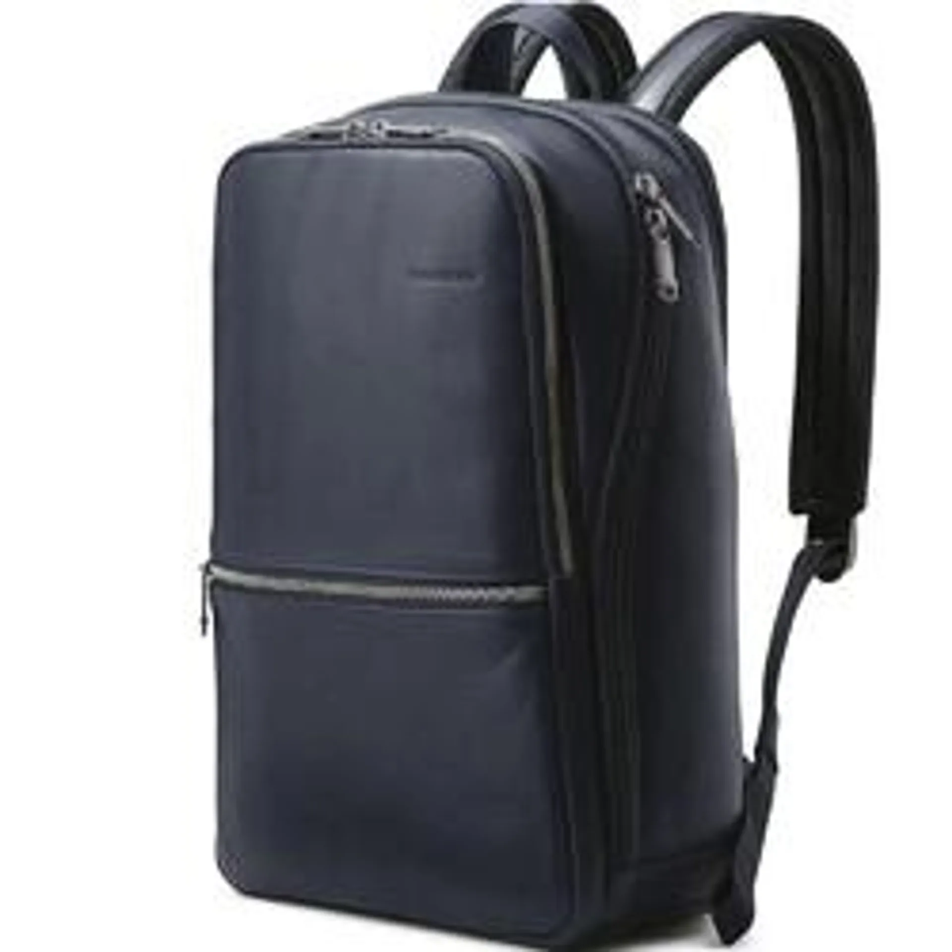 Samsonite Classic Leather 14.1" Laptop & Tablet Slim Backpack Navy 26036