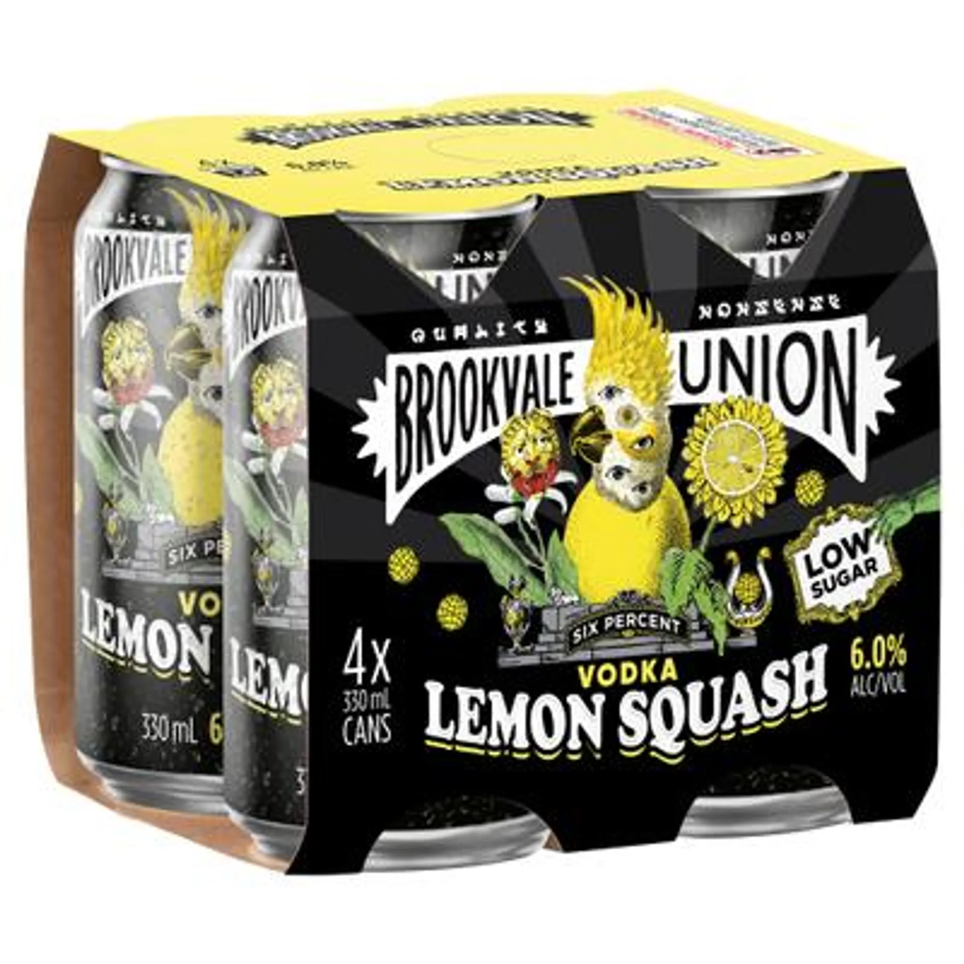 Brookvale Union Vodka Lemon Squash 6%