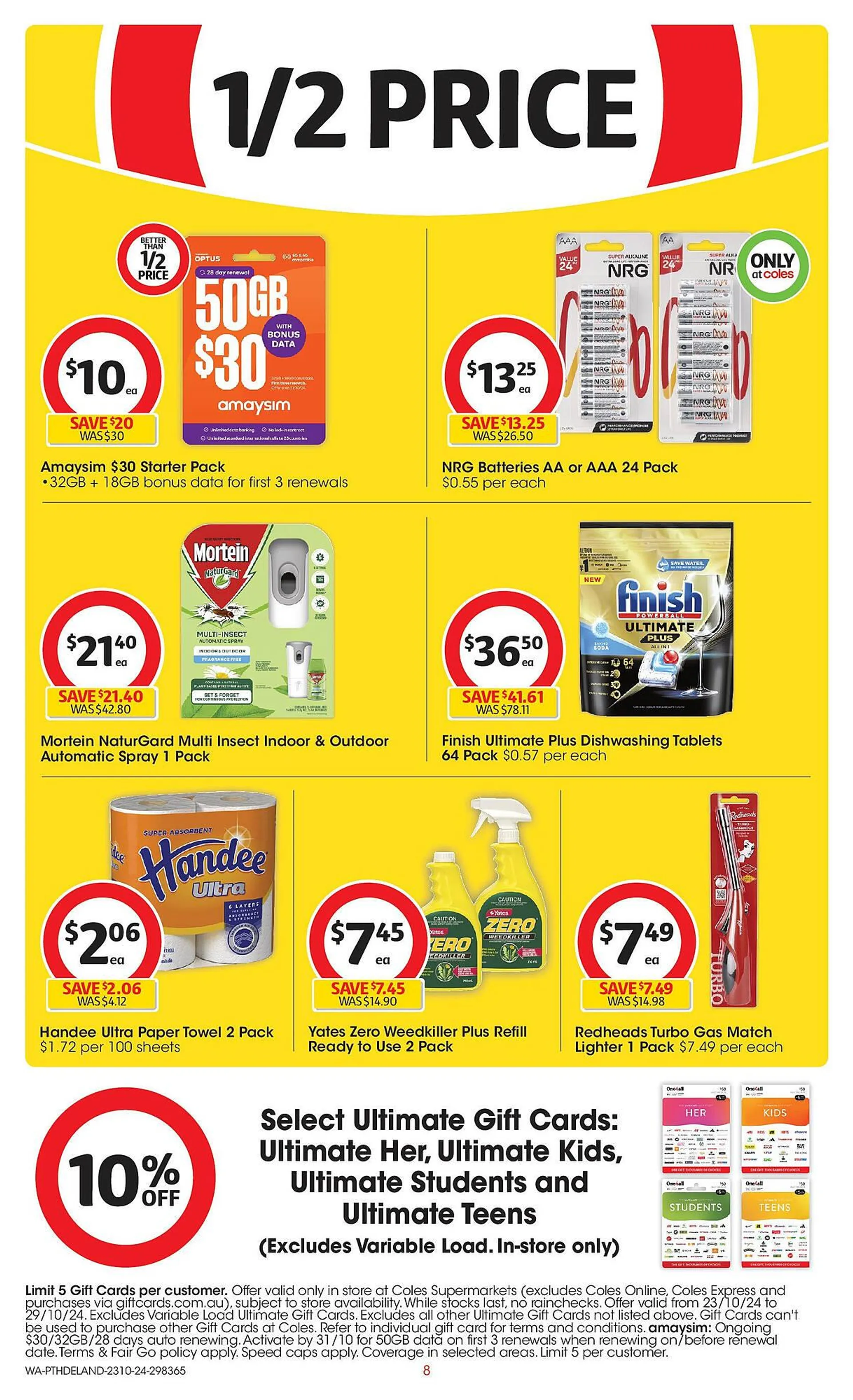 Coles catalogue - Catalogue valid from 23 October to 29 October 2024 - page 8