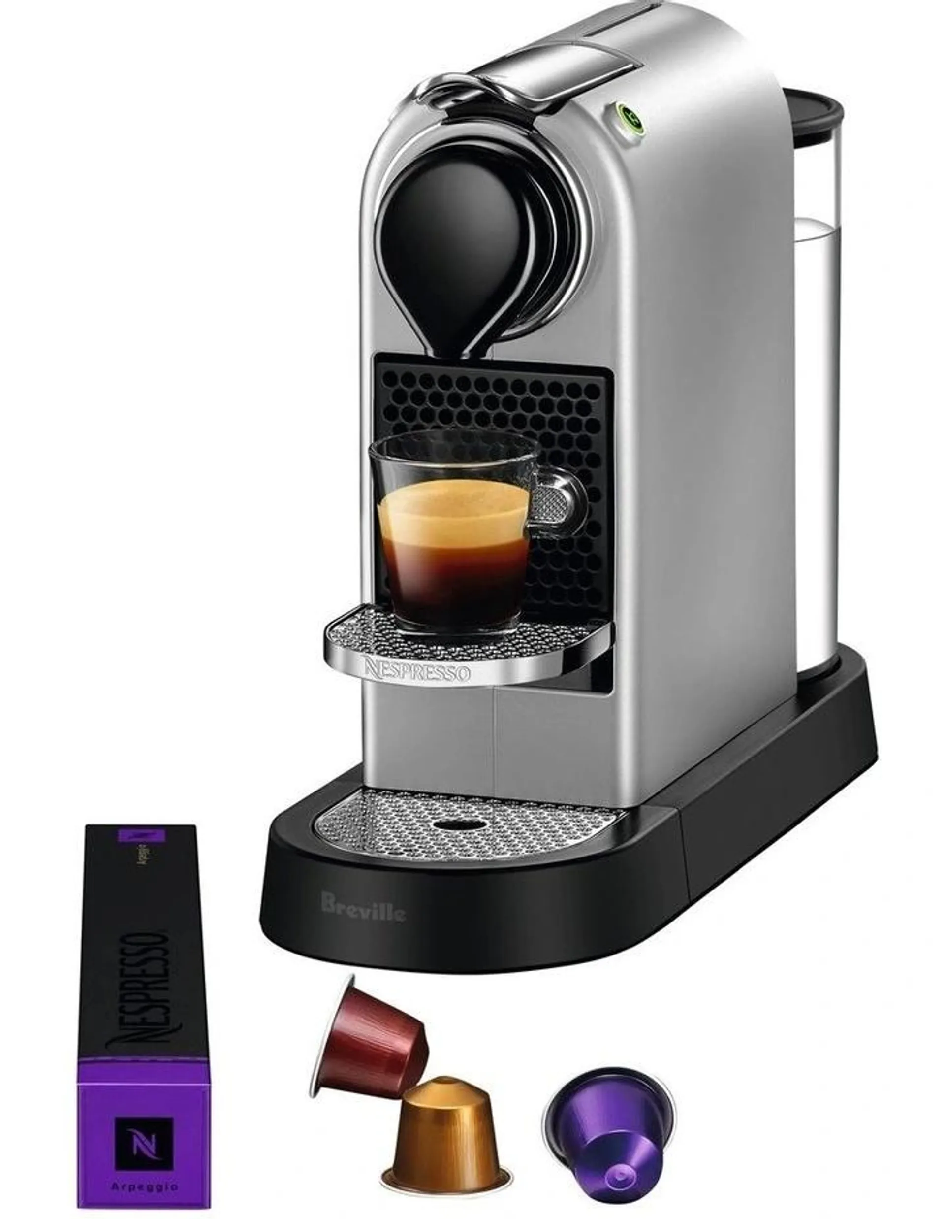 Breville Nespresso Citiz Coffee Machine BEC630SIL4JAN1