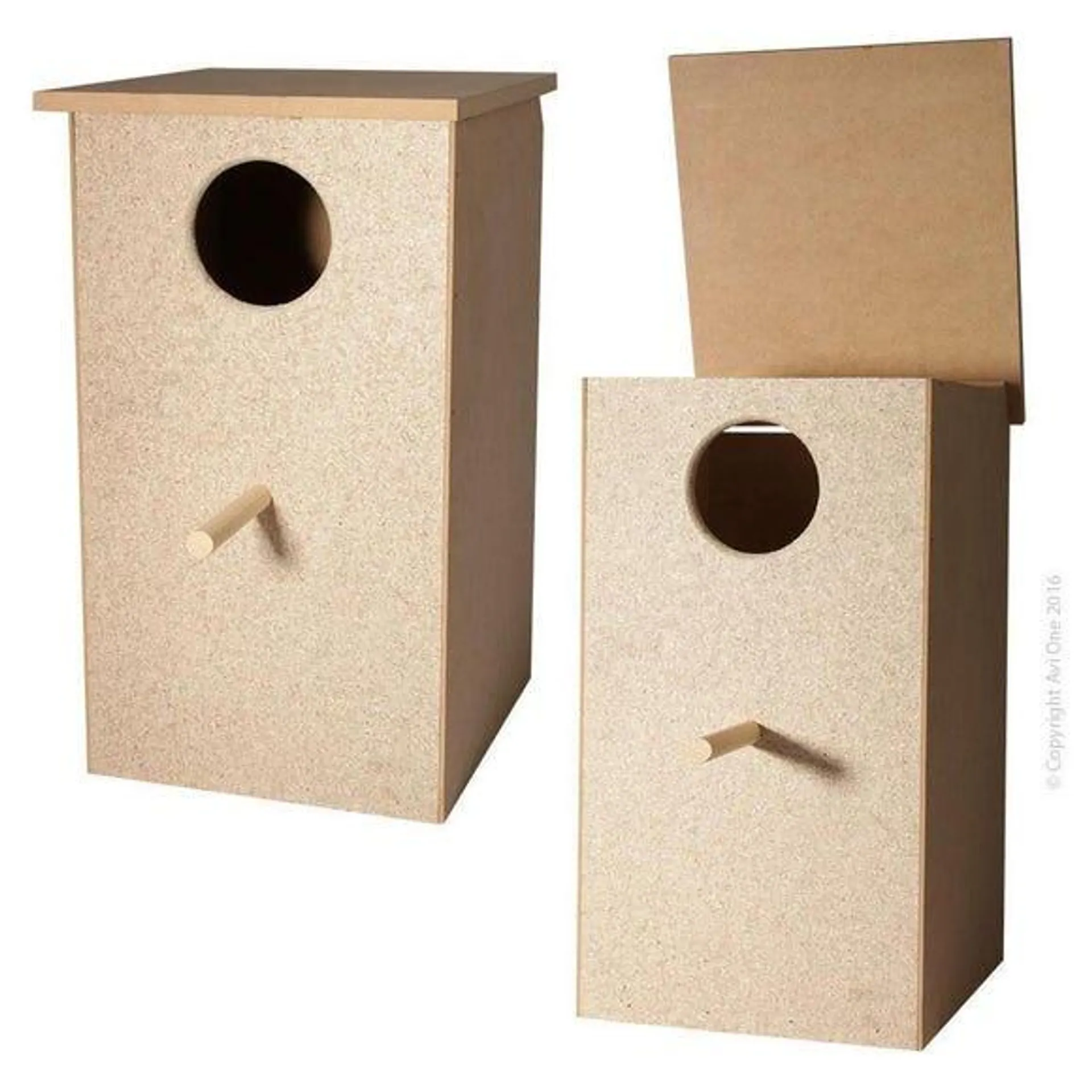 AVIONE Wooden L Parrot Nest Box 26x28.5x29.5cm