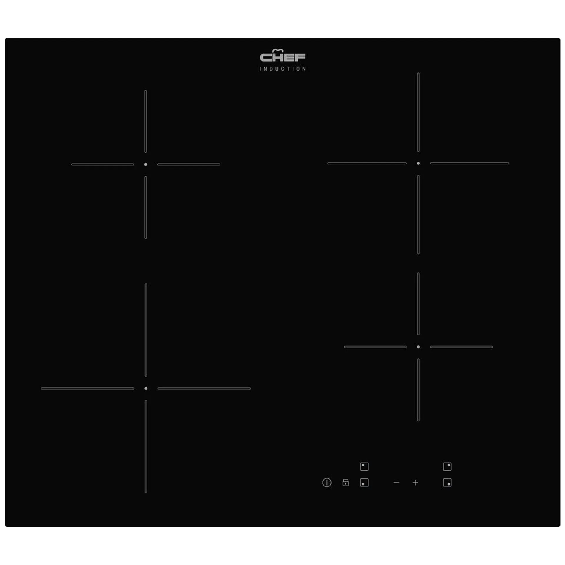 Chef 60cm 4 Burner Induction Cooktop CHI644BC