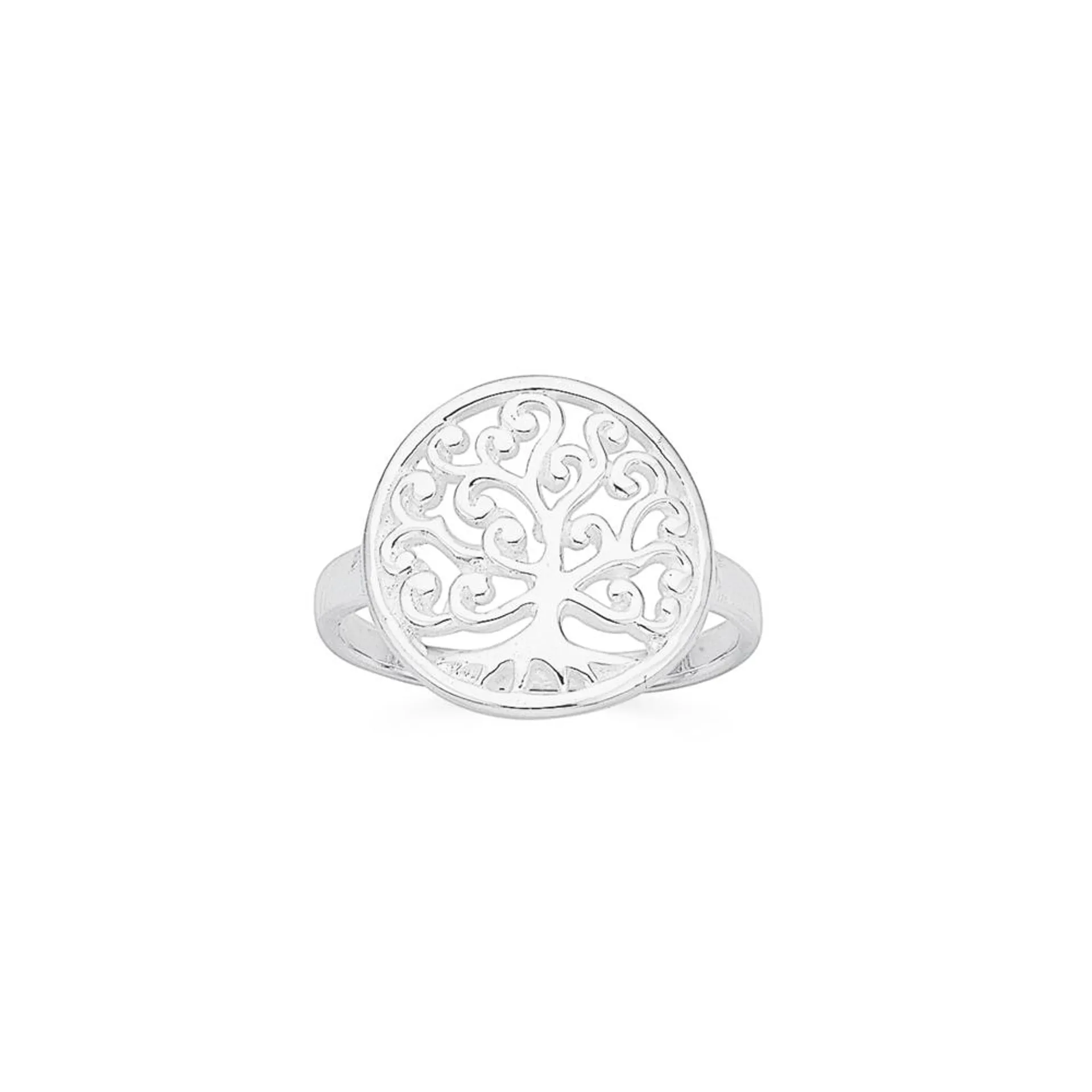 Silver Tree Of Life Ring