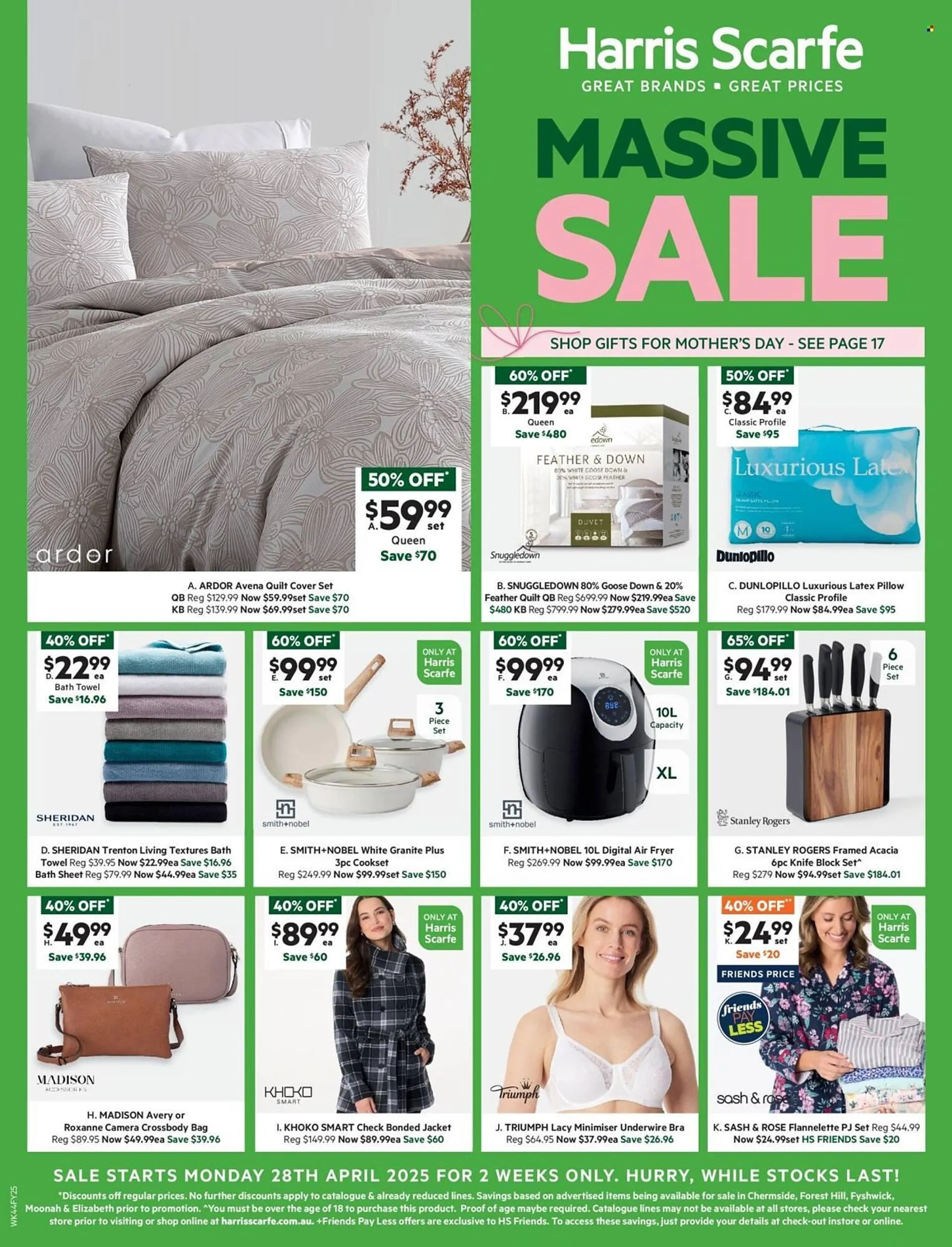 Harris Scarfe catalogue - Catalogue valid from 28 April to 12 May 2025 - page 1