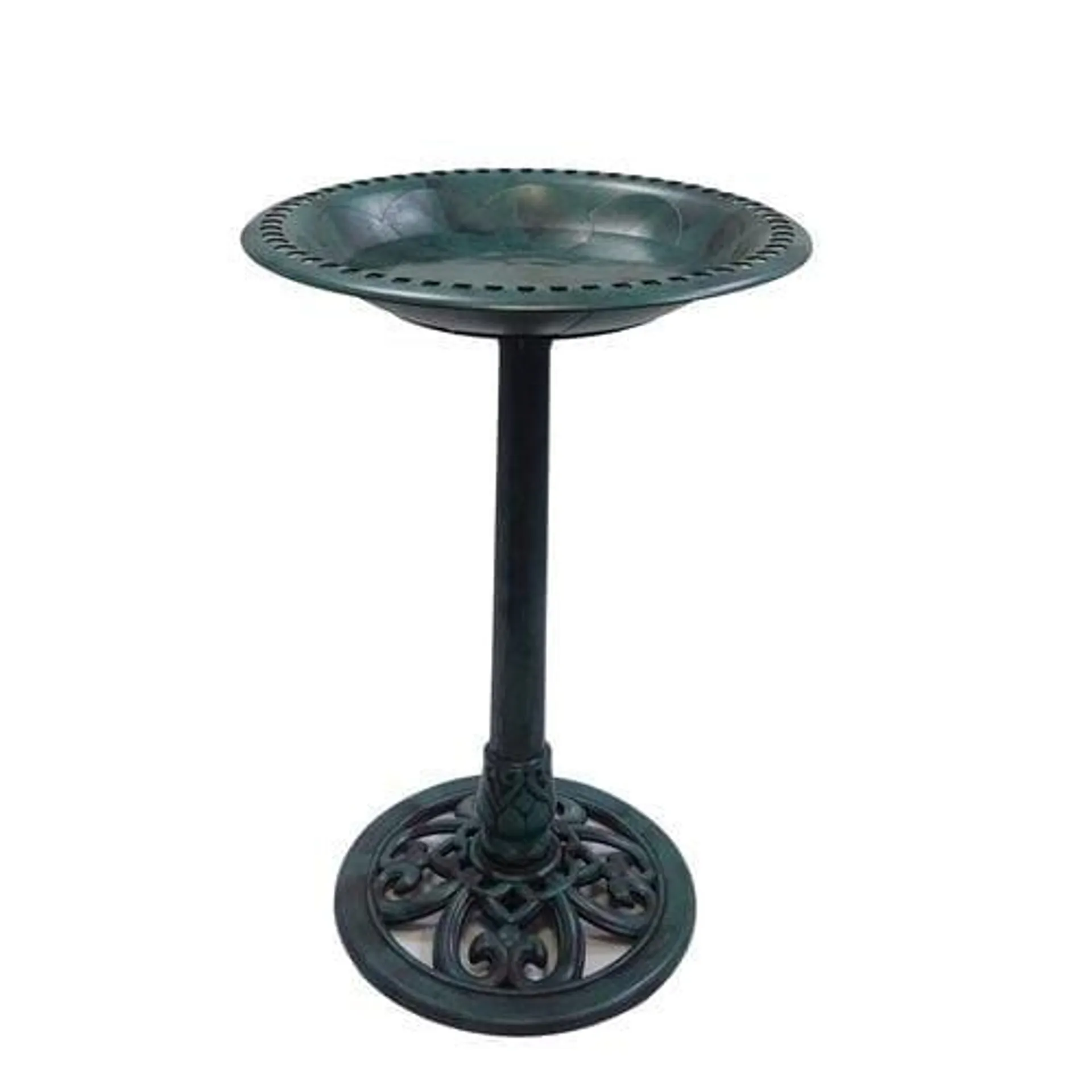 50 x 50 x 69cm Green Bird Bath