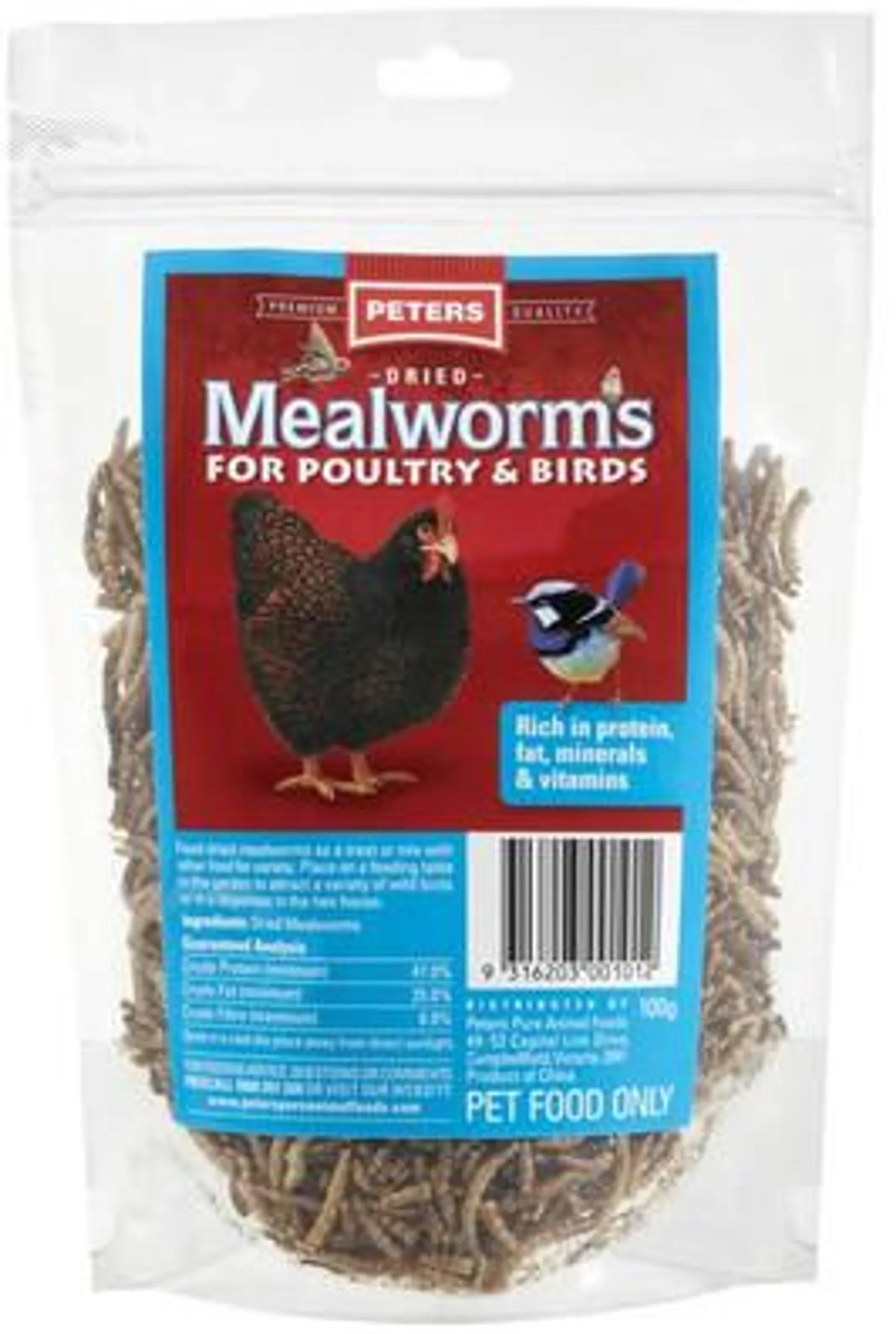 Peters Dried Mealworms