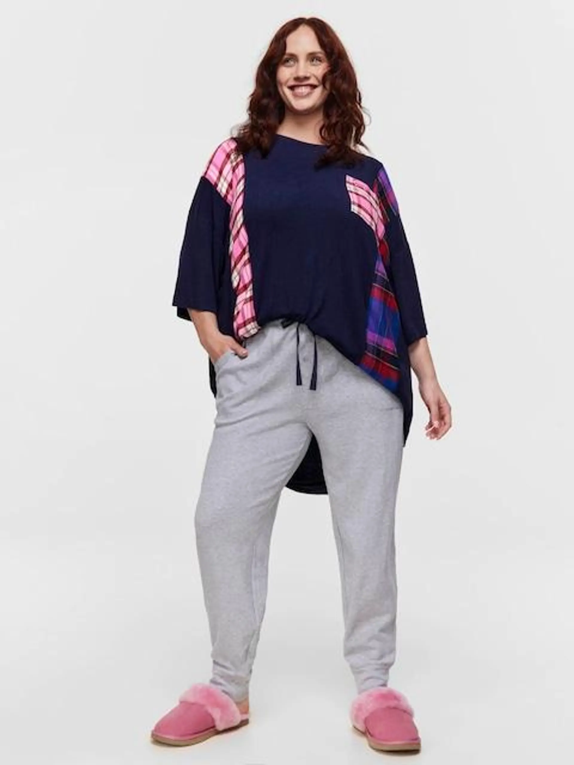 P.A. Plus Grey Waffle Easy Pj Pant