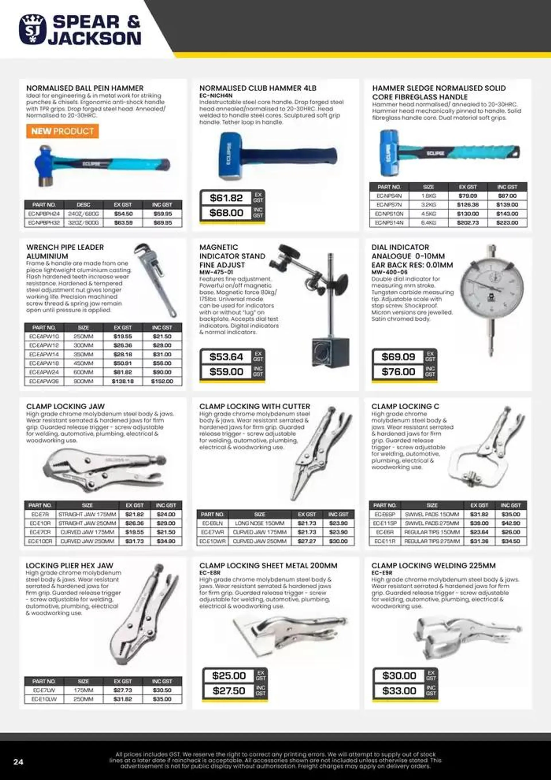 Tool Centre McKinnon Jan-Mar 2025 - Catalogue valid from 24 December to 31 March 2025 - page 24