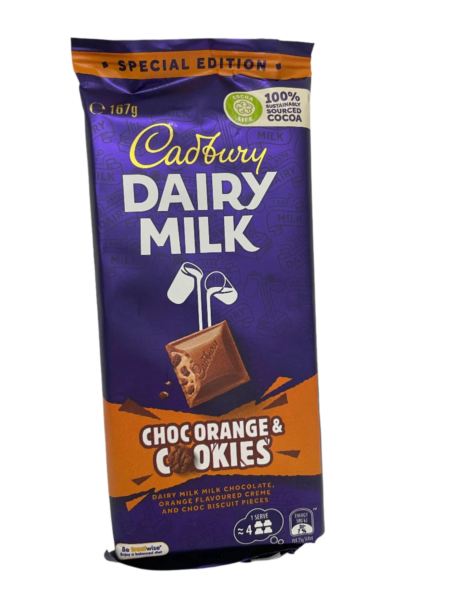 Cadbury Orange Cookie Block