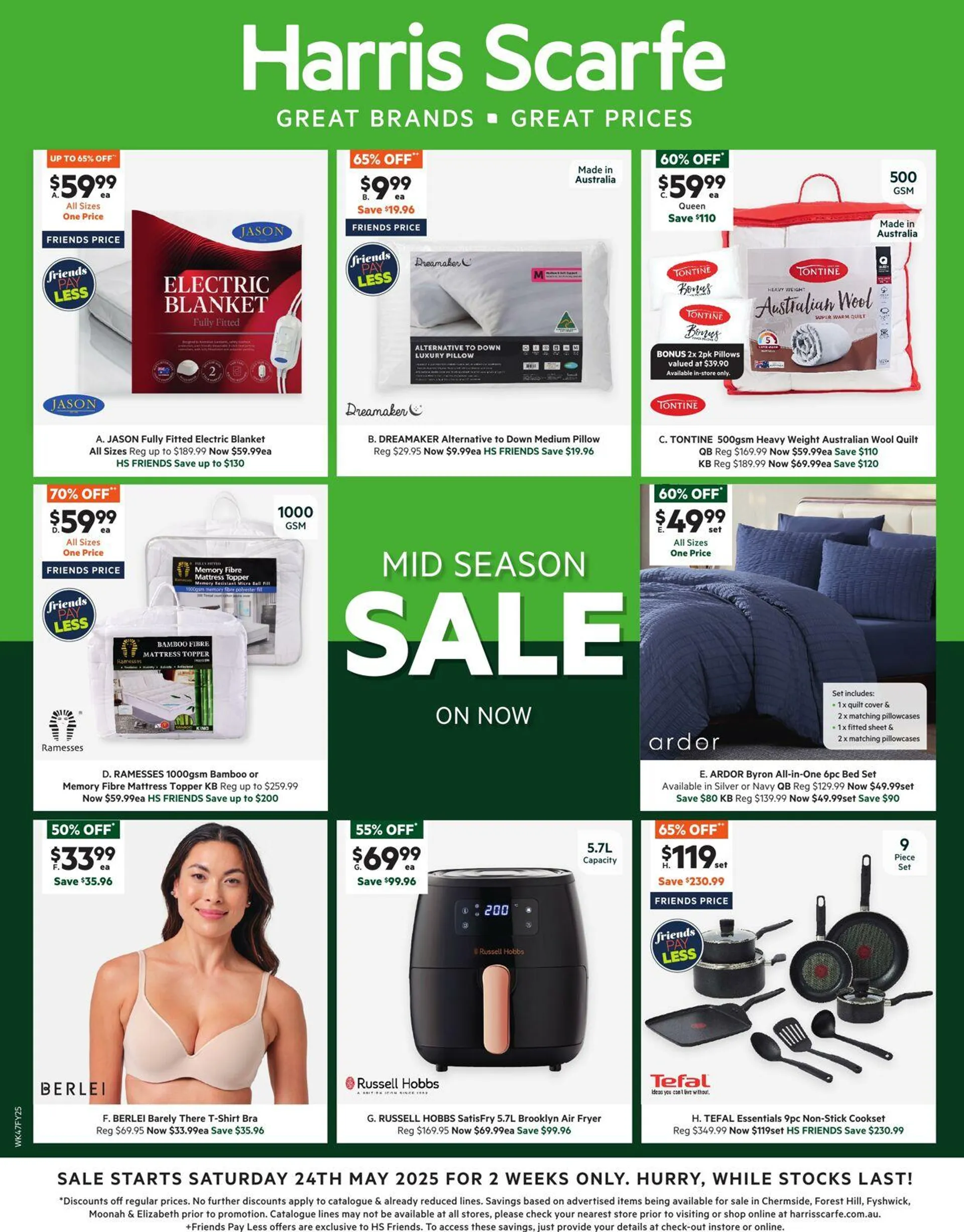 Harris Scarfe Current catalogue - Catalogue valid from 24 May to 10 June 2025 - page 1