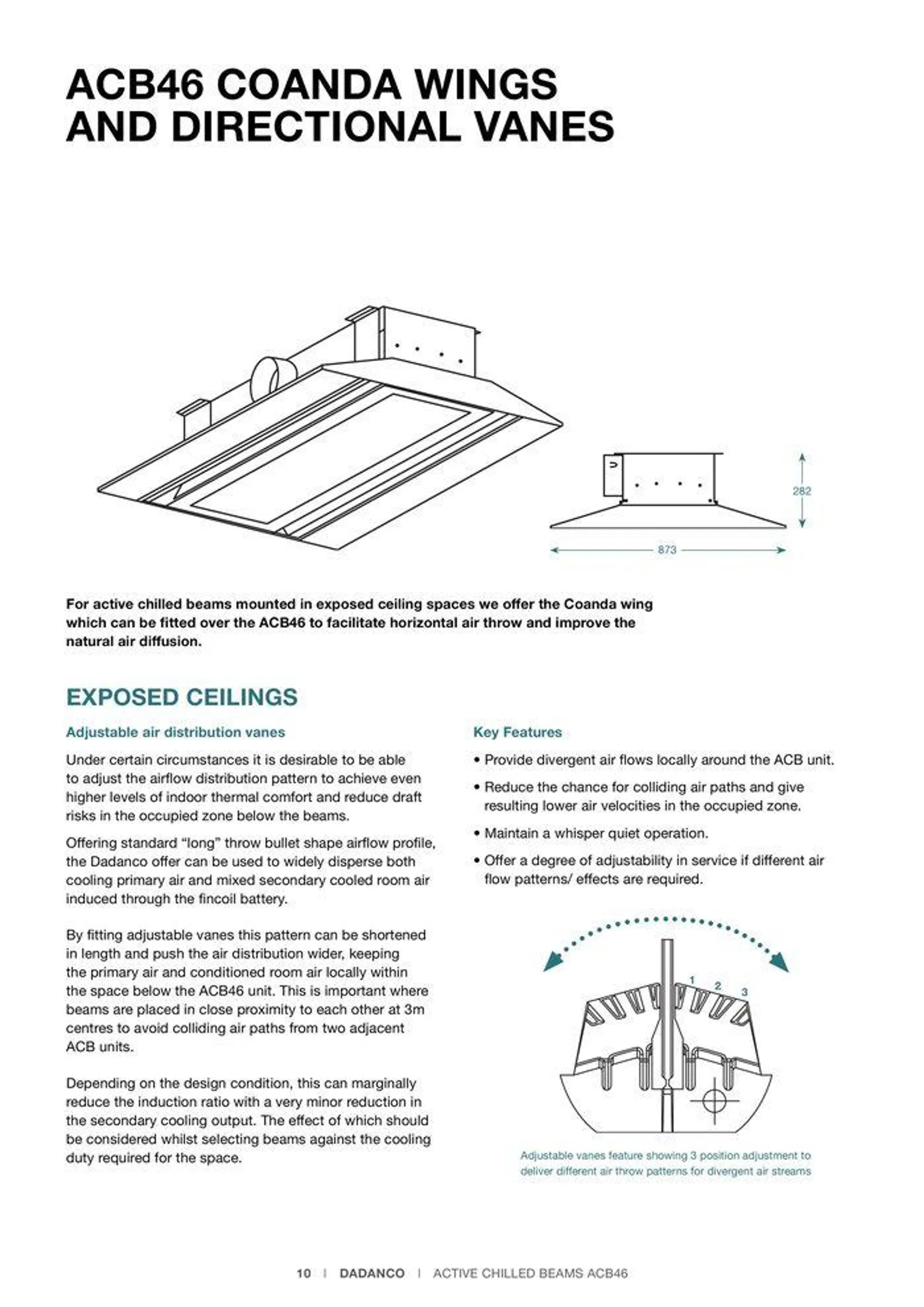 ACB46, ACB46H Active Chilled Beams - Catalogue valid from 24 May to 24 May 2025 - page 10