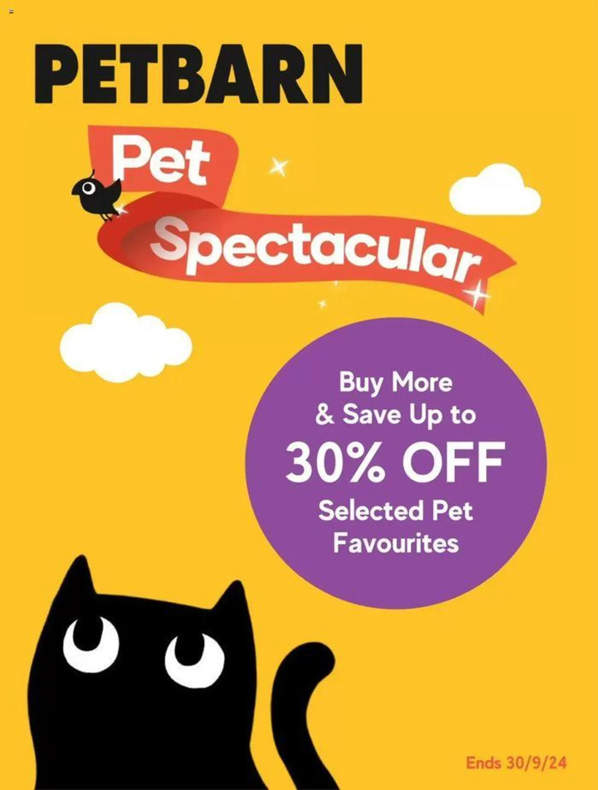 Pet Spectacular - Catalogue valid from 19 September to 30 September 2024 - page 1