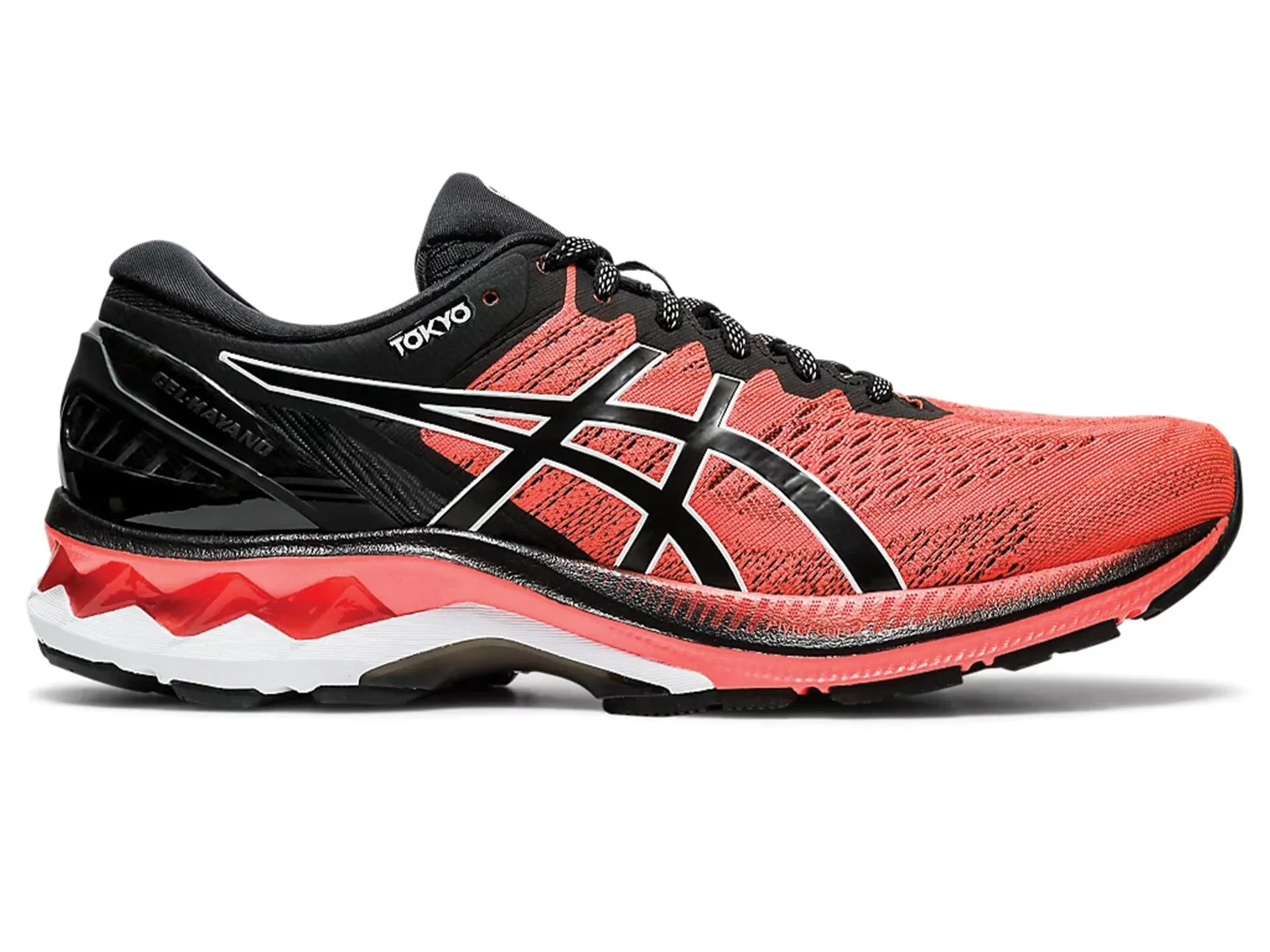 Asics Mens Gel Kayano 27 Tokyo Sunrise Red