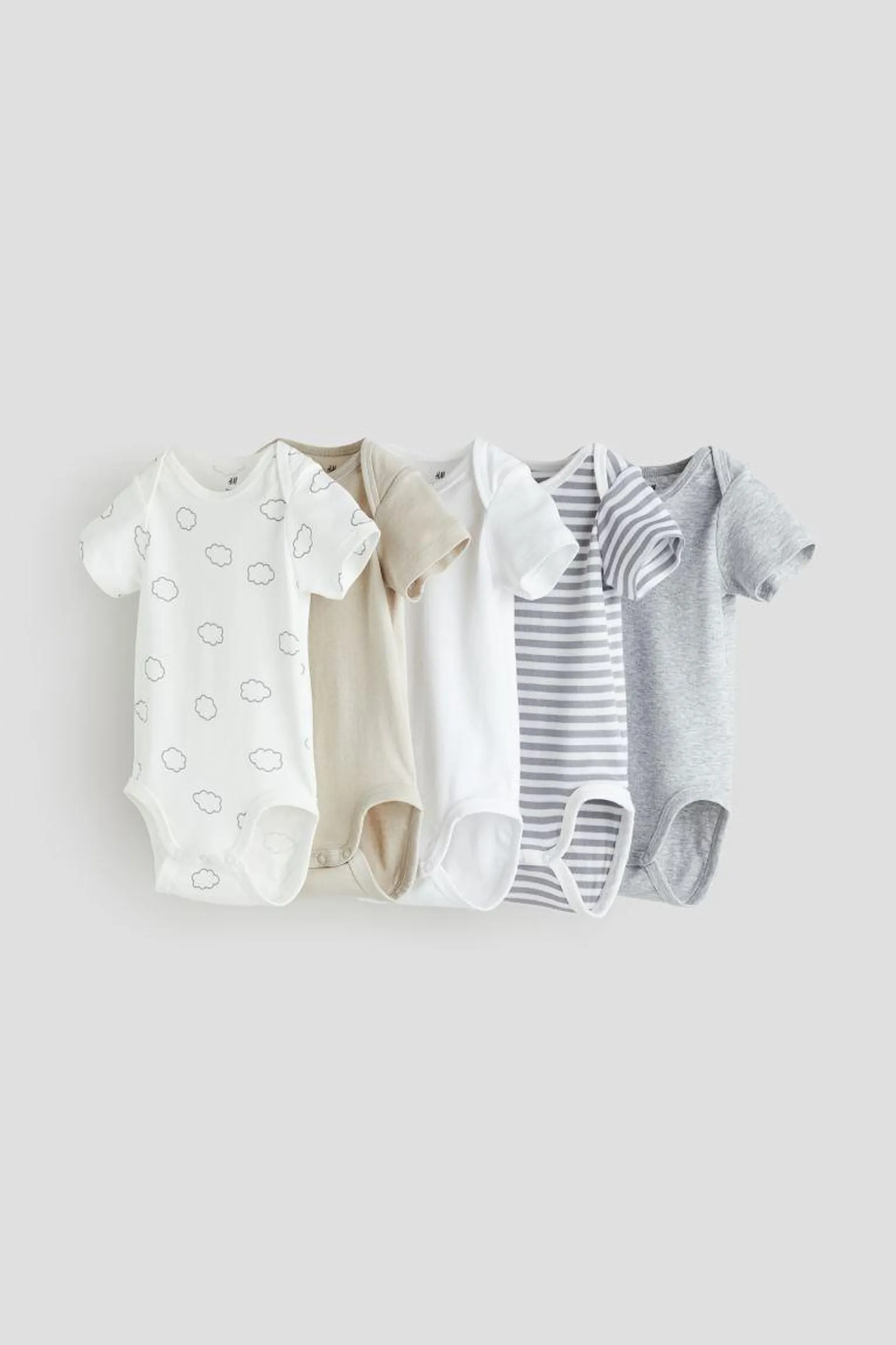 5-pack Cotton Bodysuits