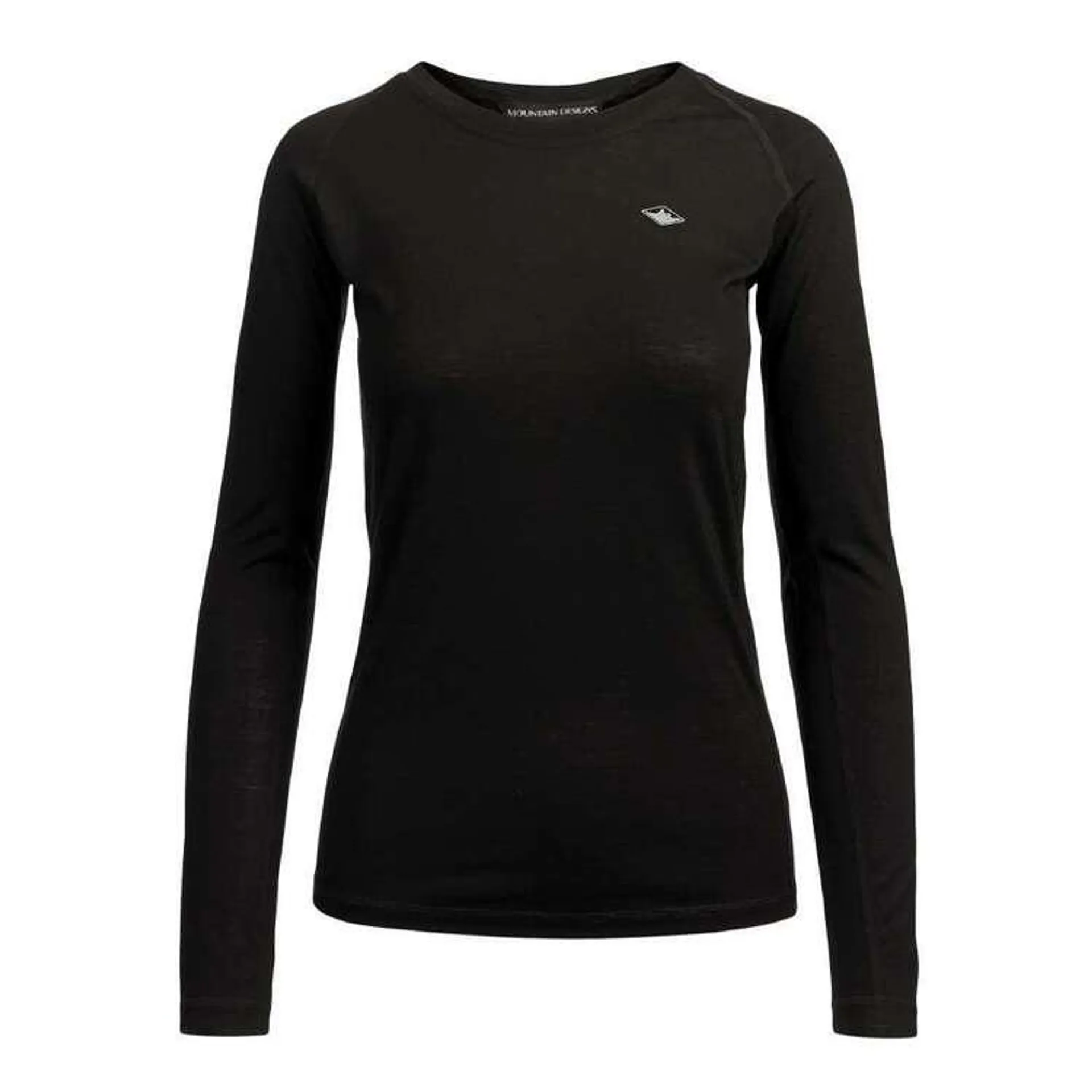 Women's Merino Blend Long Sleeve Top Black 12