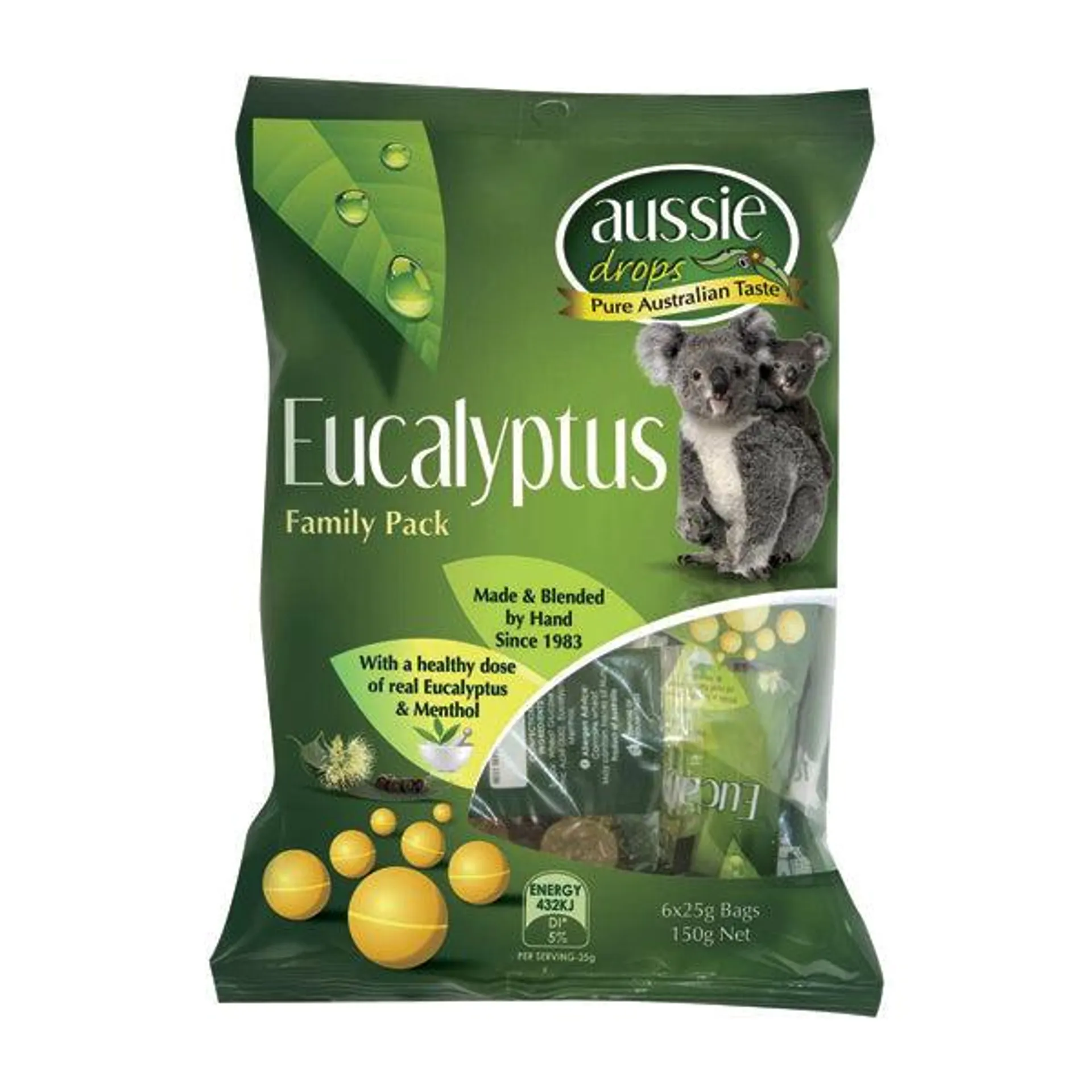 Aussie Drops Eucalyptus 150G