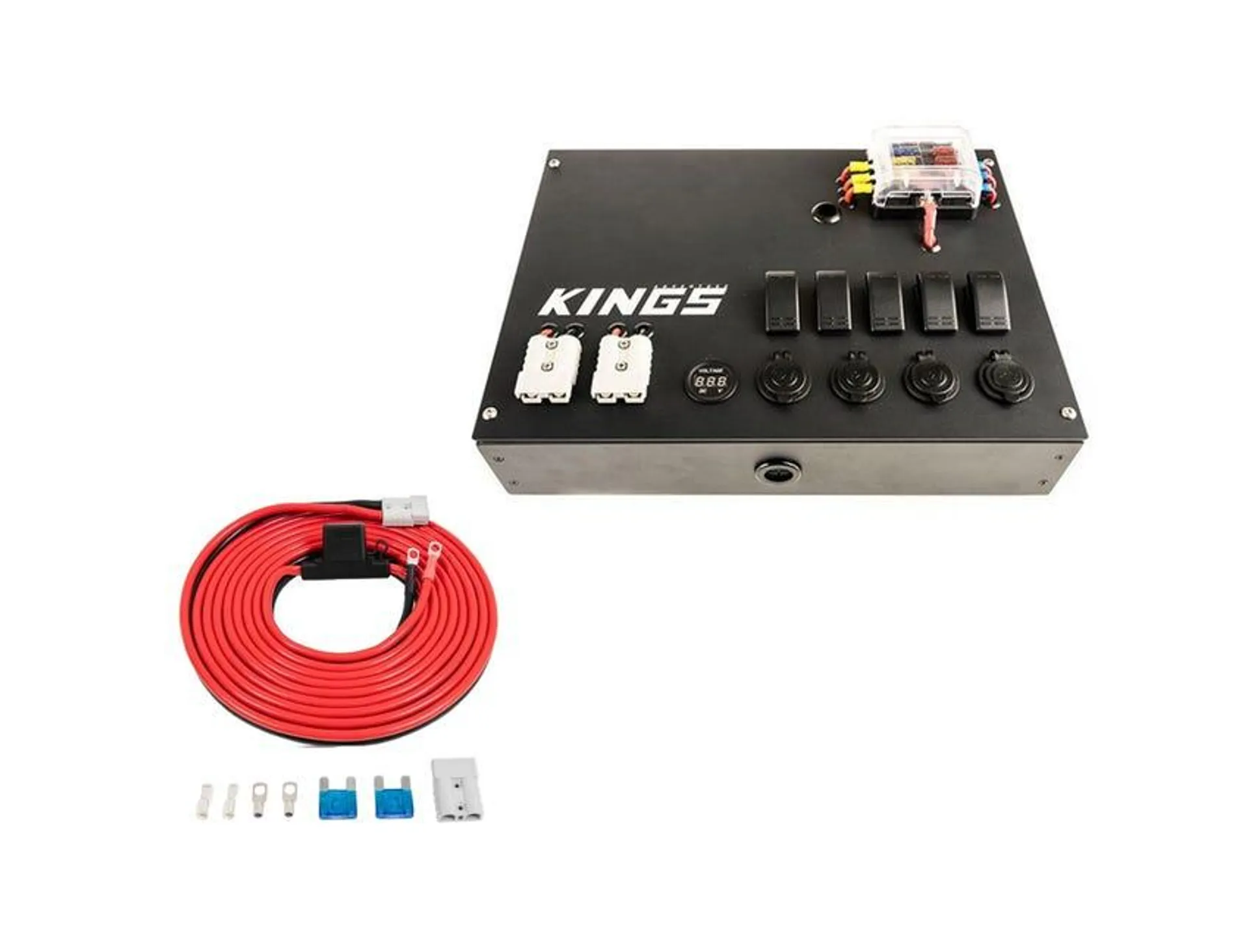 Kings 12V Control Box + 50A Wiring Kit