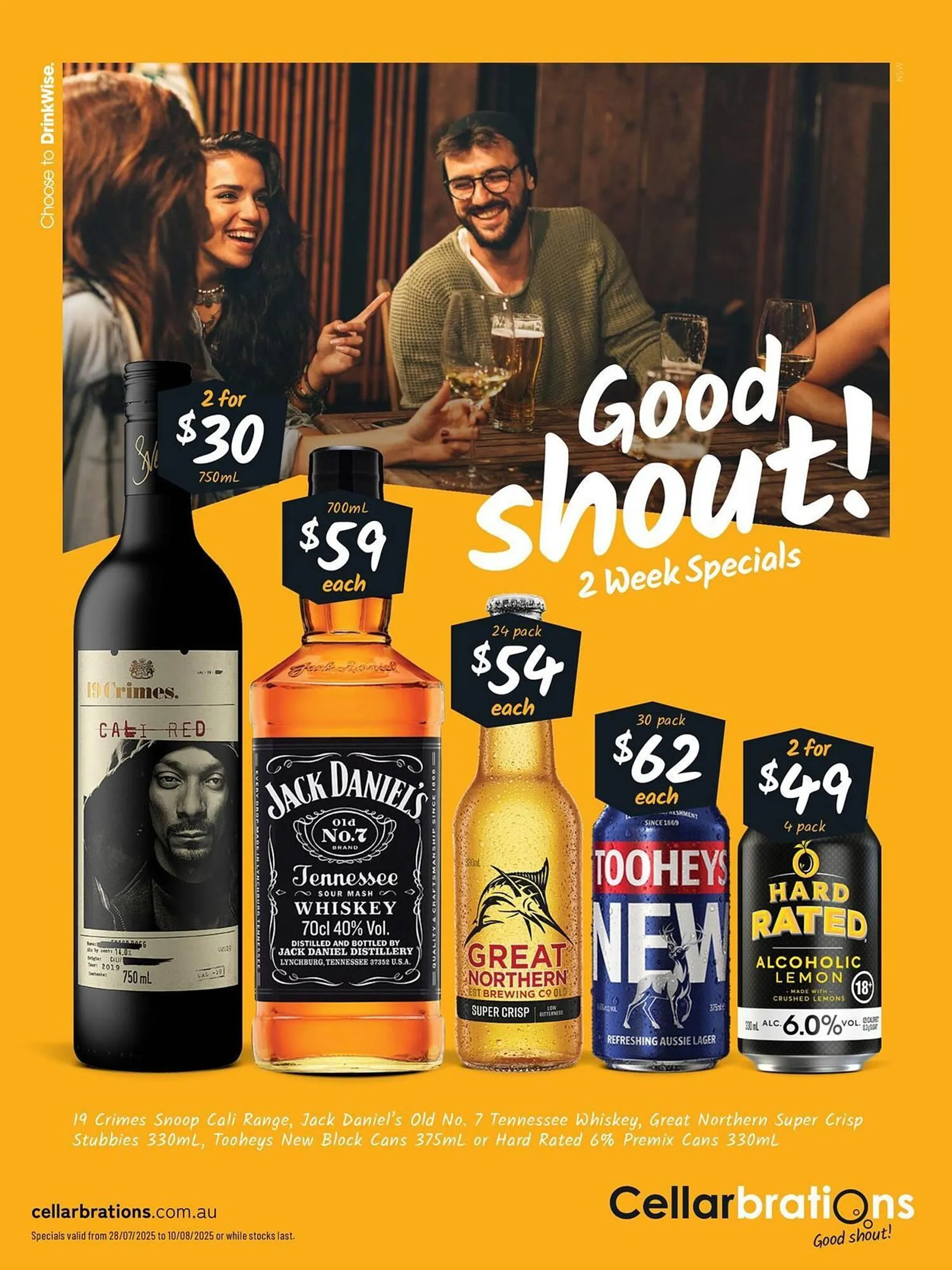 Cellarbrations catalogue - Catalogue valid from 28 July to 10 August 2025 - page 1