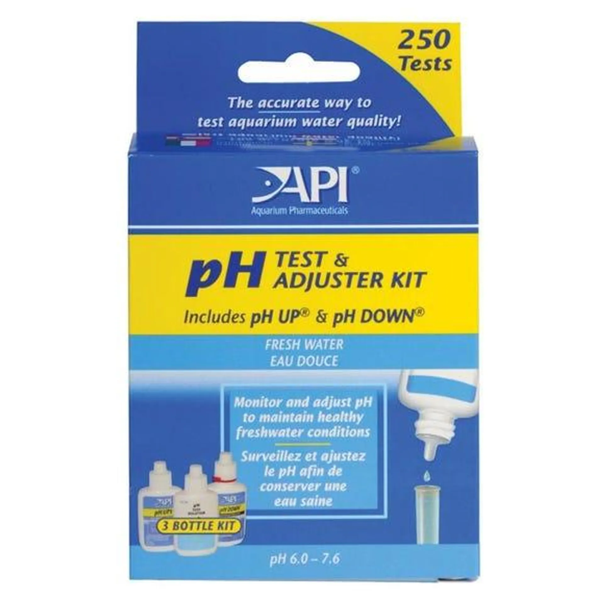 Api Deluxe P.H Test Kit With Liquid Adjusters