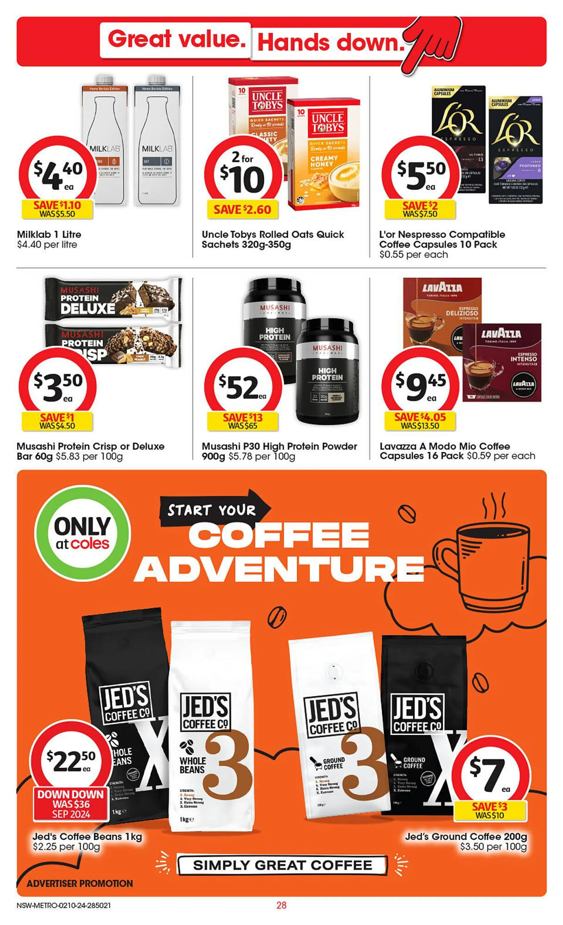 Coles catalogue - Catalogue valid from 2 October to 8 October 2024 - page 29