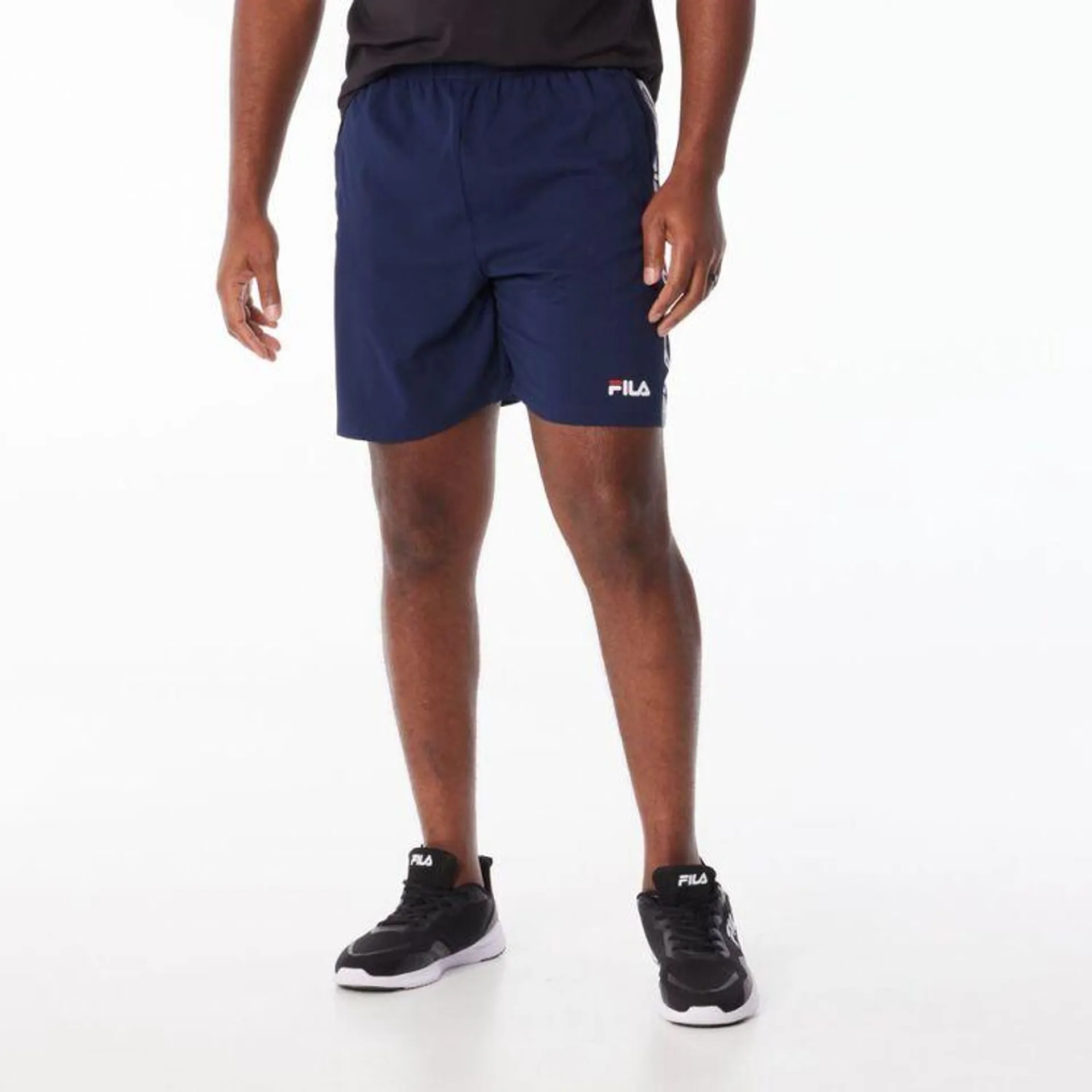 FILA Men's Tony Microfibre Taped Shorts New Navy