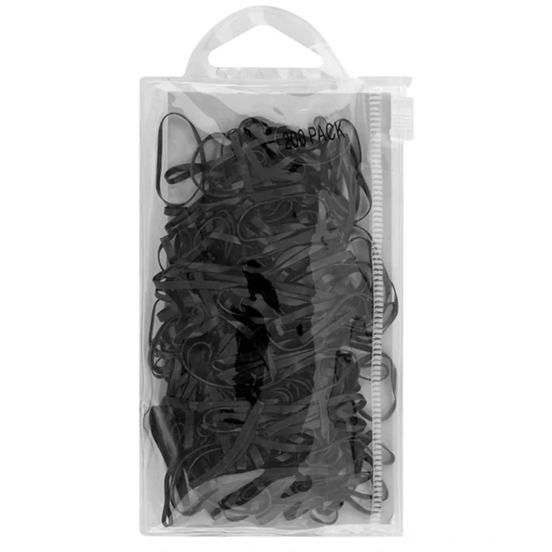 NonStick Elastics Lge - 200 Pack Black