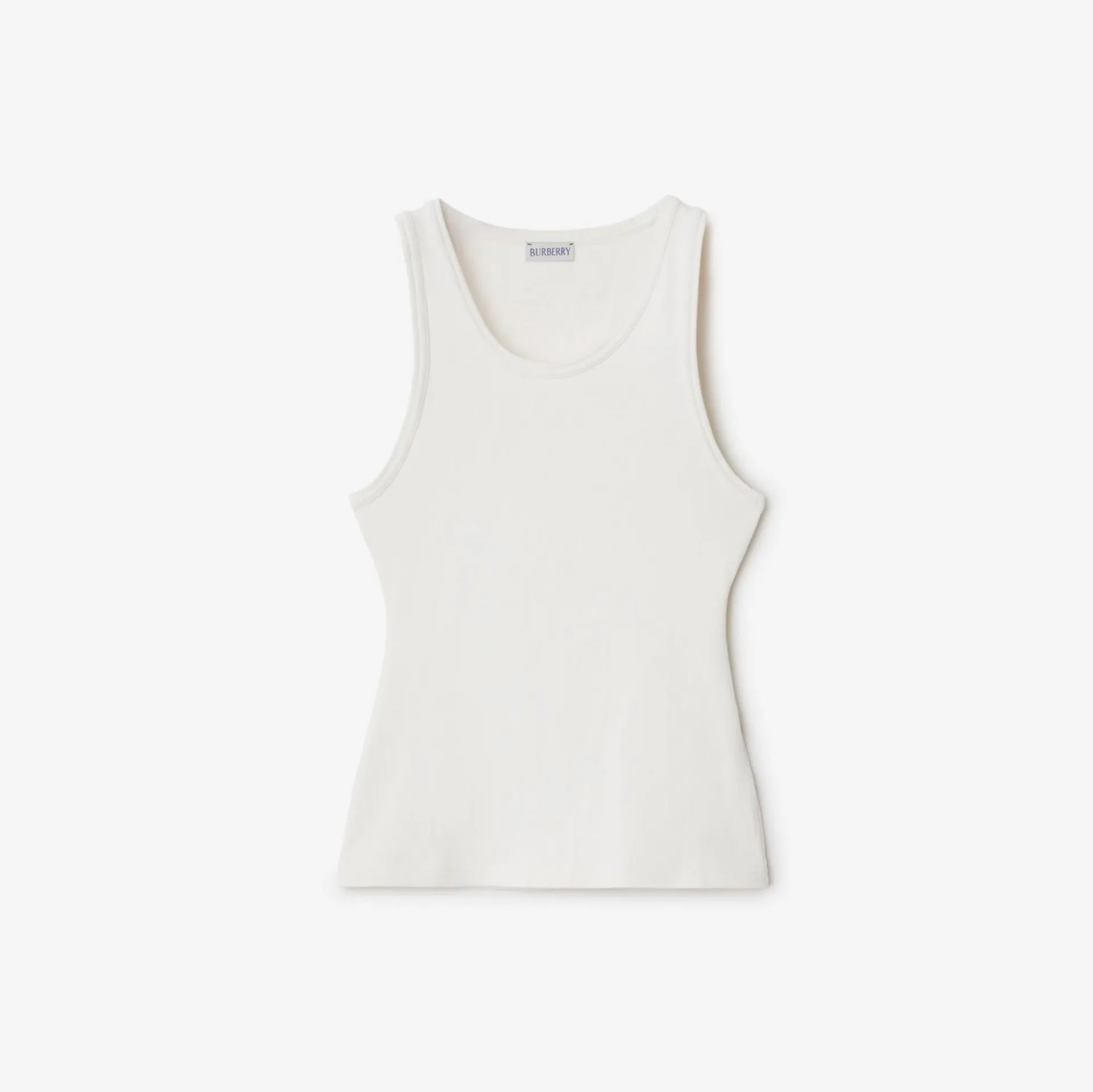 Stretch Cotton Tank Top