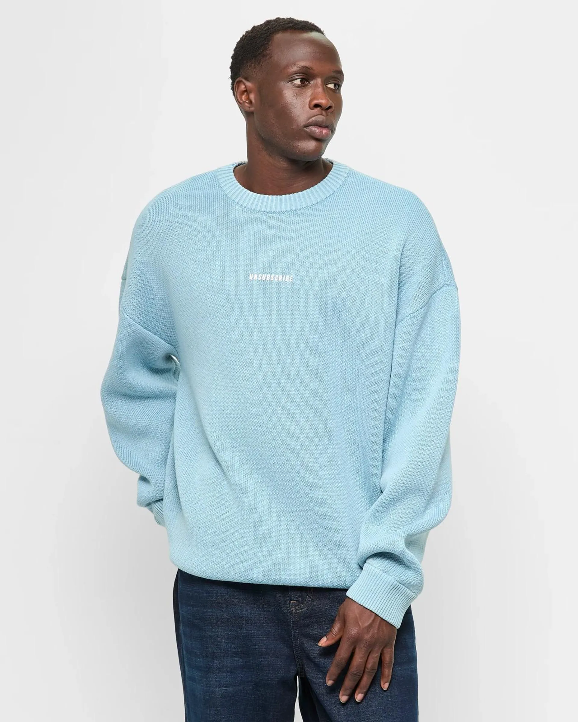 Knit Jumper - Commons - Light Blue