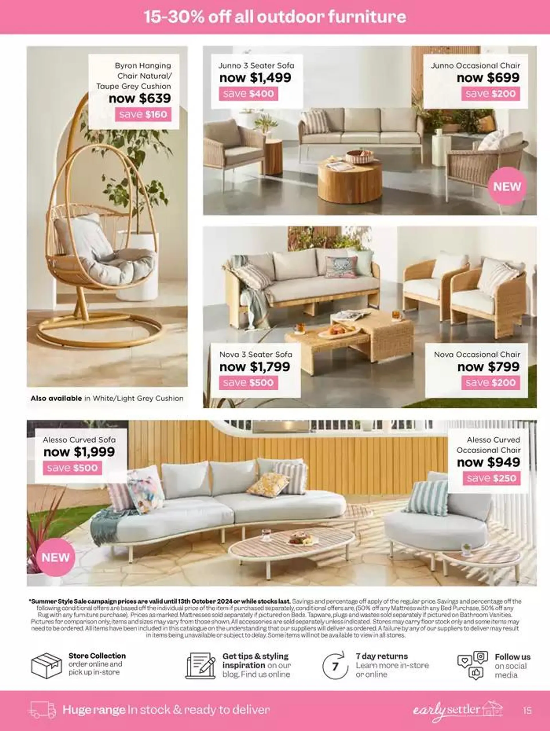 Summer Style Sale - Catalogue valid from 16 September to 31 October 2024 - page 15