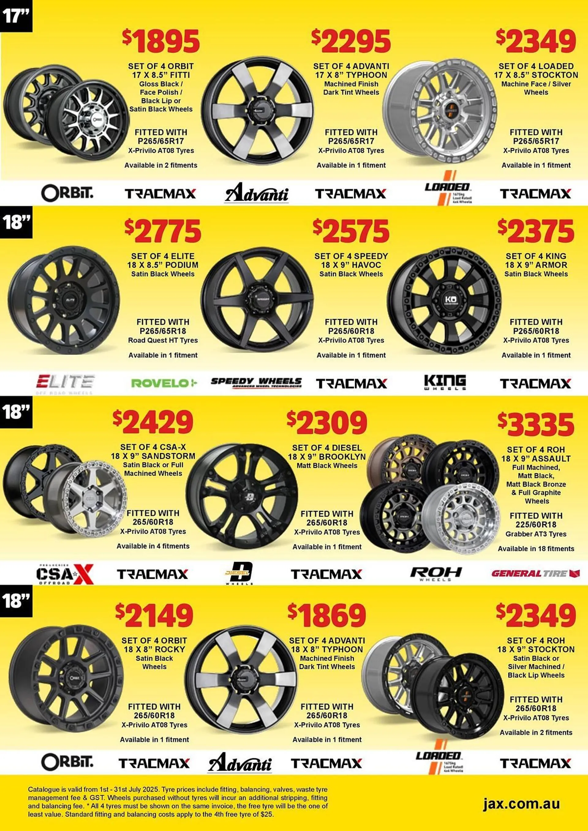 Jax Tyres catalogue - Catalogue valid from 1 July to 31 July 2025 - page 12