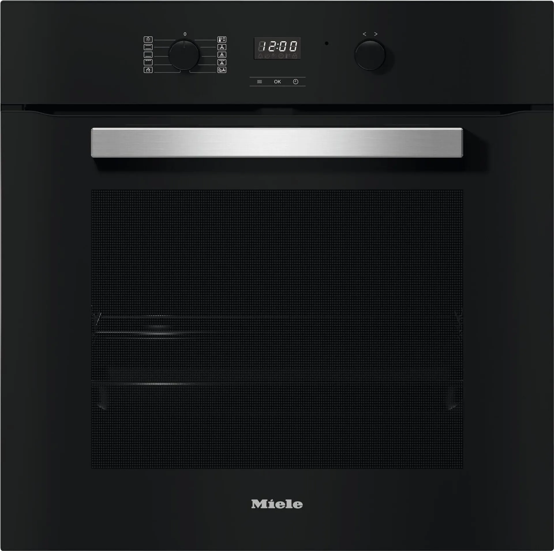 Miele 60cm Pyrolytic Built-In Oven Black H2457BPOBSW