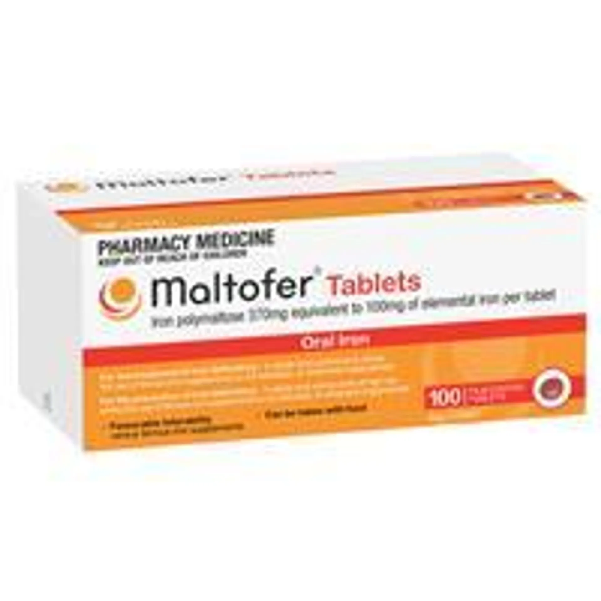 Maltofer Oral Iron 100mg 100 Tablets