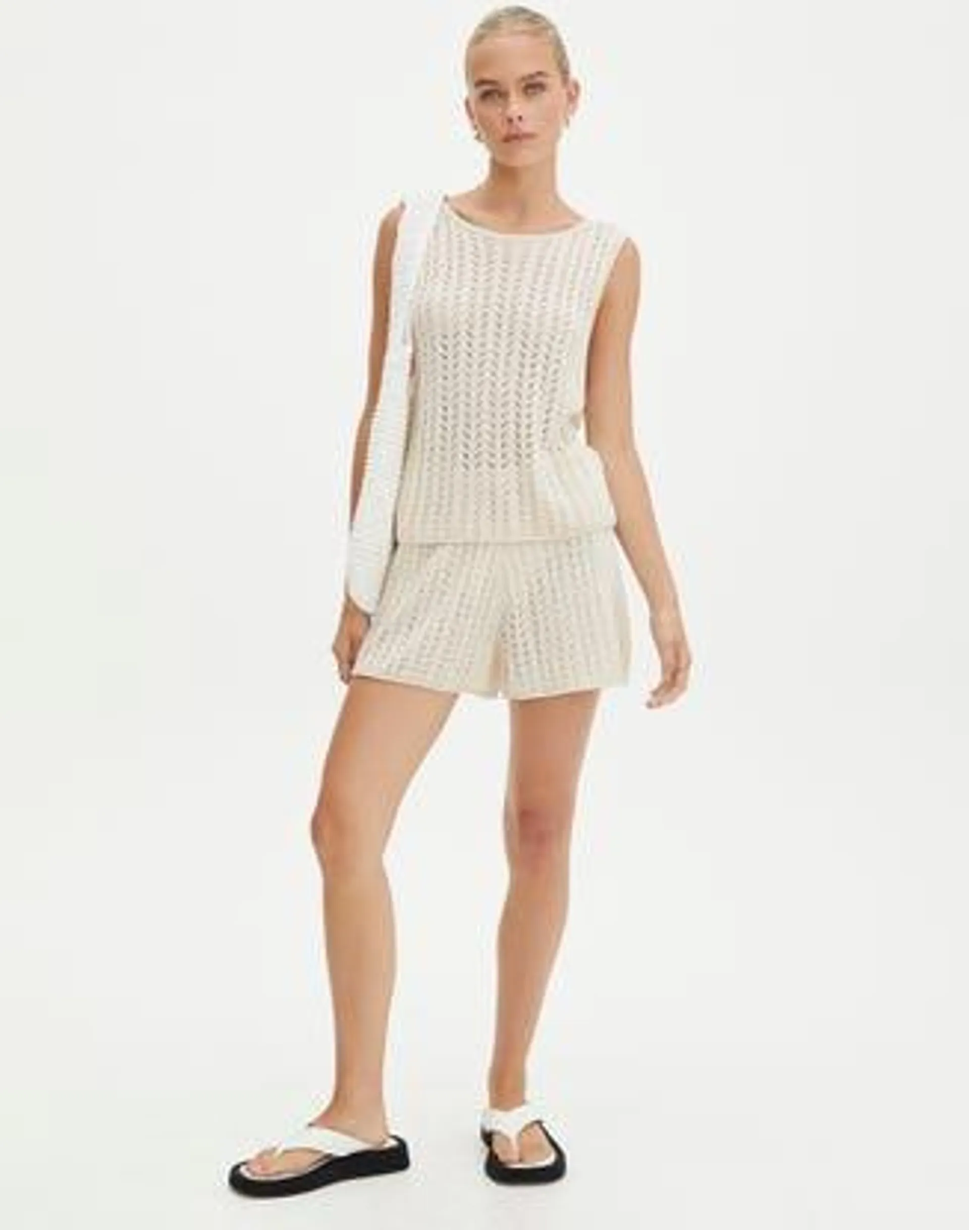 Crochet Knit Short