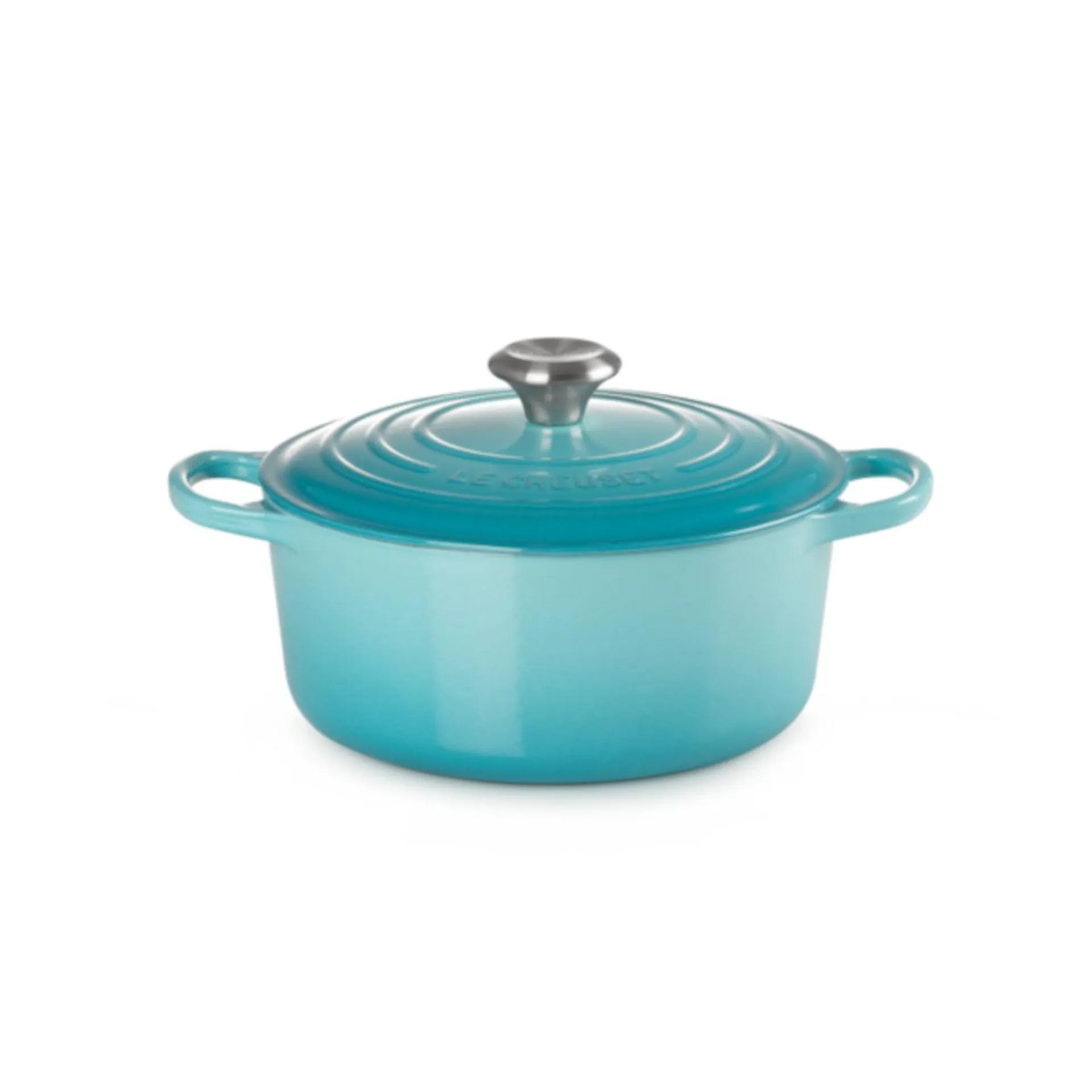 Le Creuset Signature Round French Oven Caribbean Blue 24cm (4.2L)