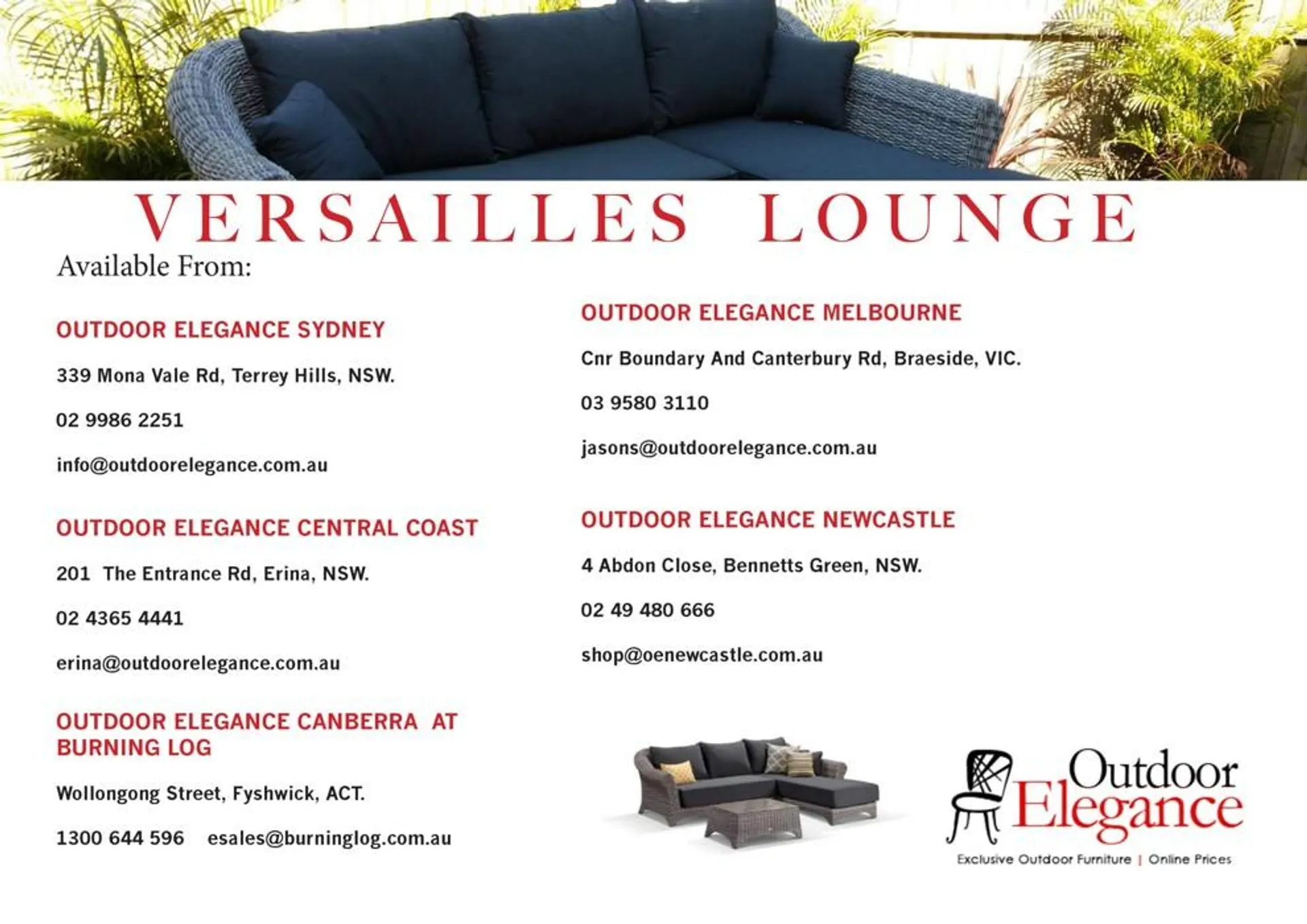 Versailles Lounge - Catalogue valid from 13 May to 31 December 2024 - page 33