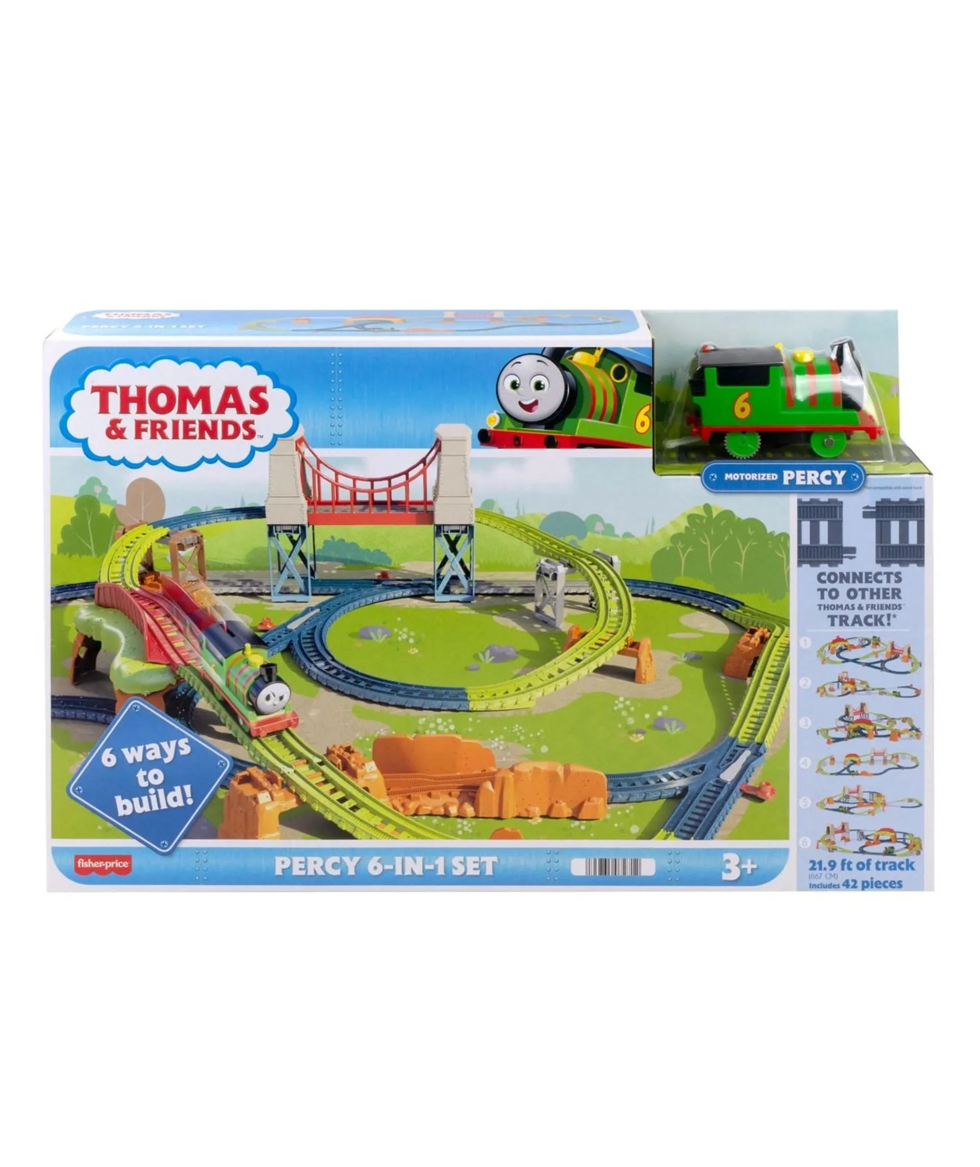 Thomas & Friends Percy 6-in-1 Motorised Train Set