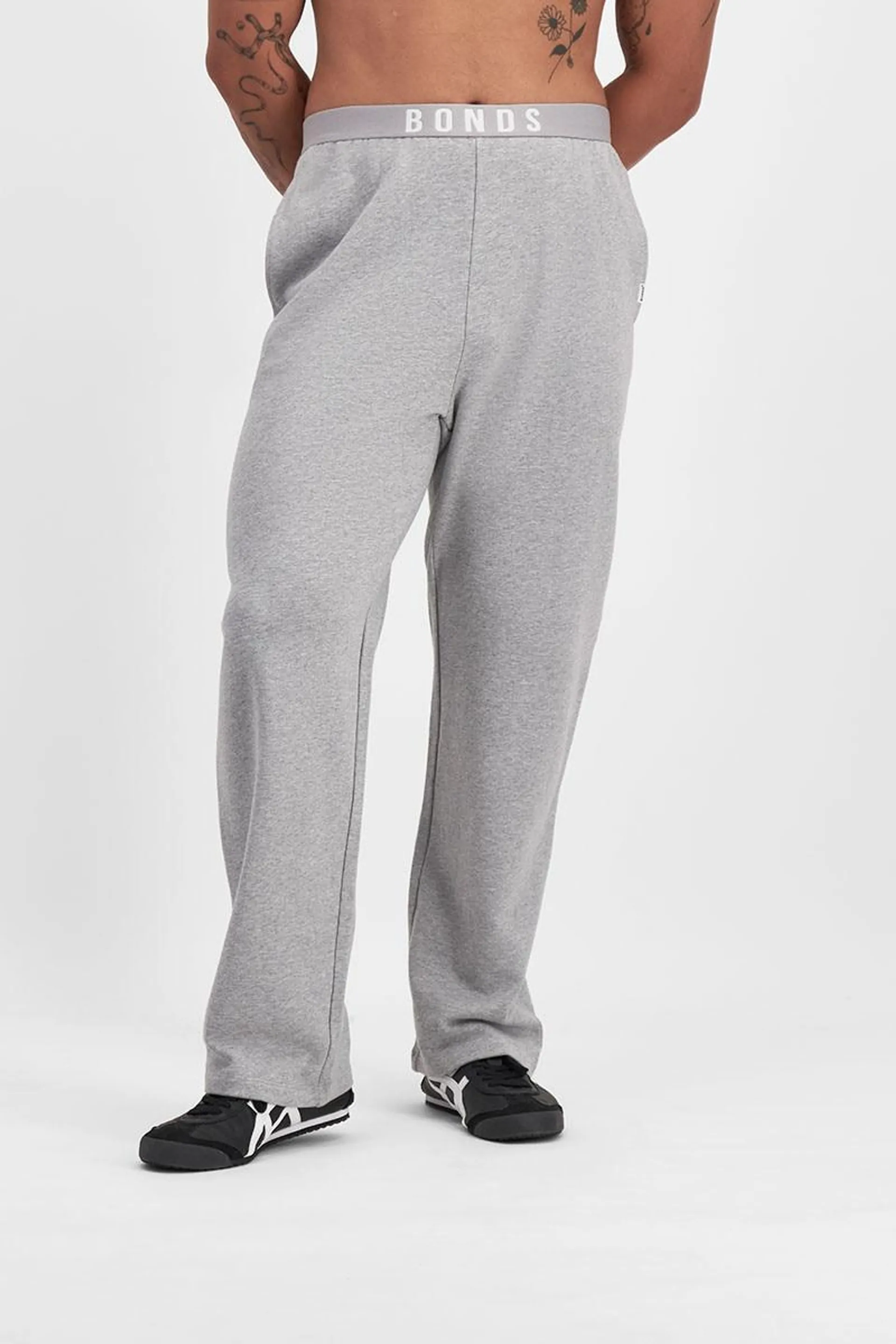 Sweats Cotton Logo Straight Leg Trackie