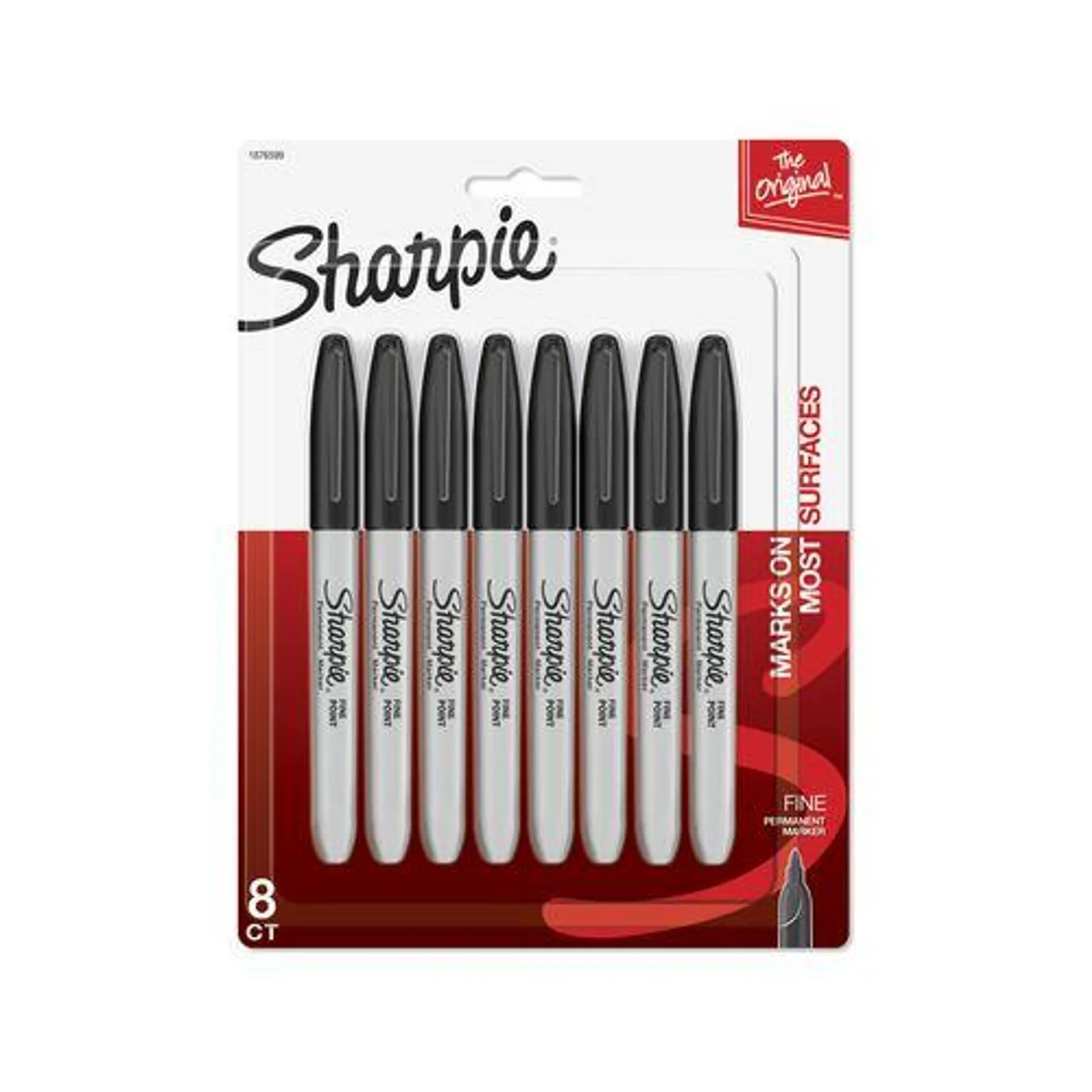 Sharpie Fine Point Permanent Marker Black - Pack of 8