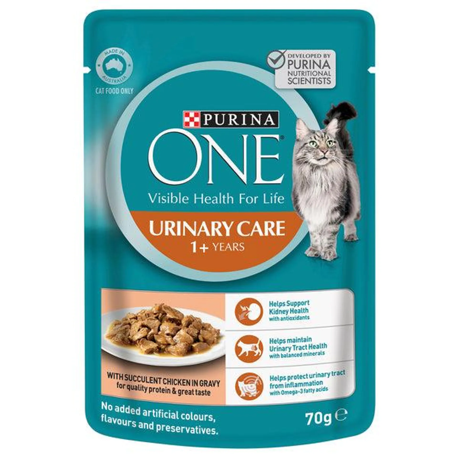 PURINA ONE - Urinary Care Cat Wet Food (12pk x 70g)