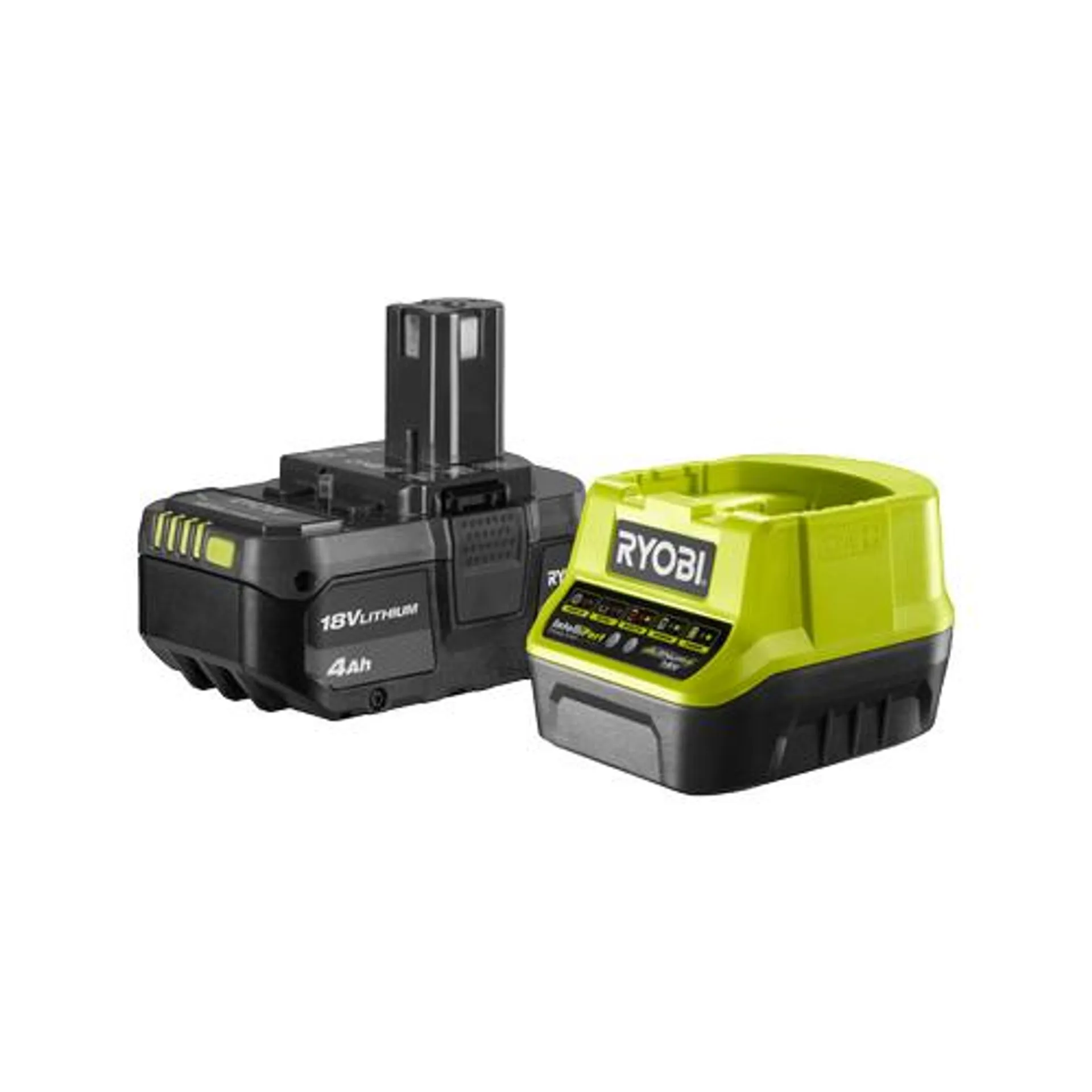 Ryobi 18V ONE+ 4.0Ah Battery and Charger Combo Kit