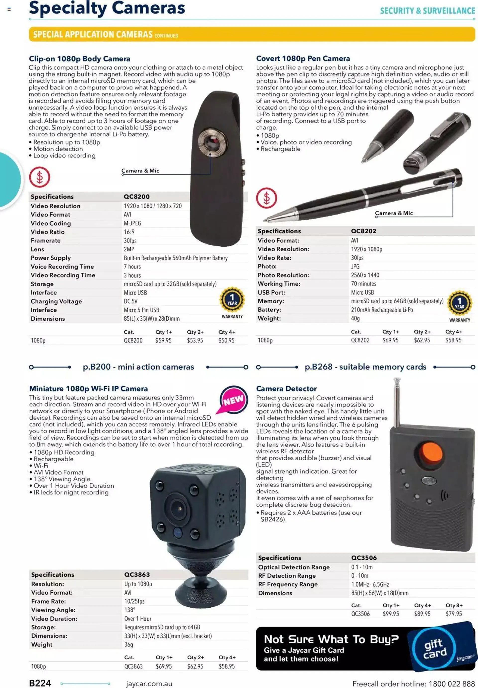 Jaycar Annual Engineering & Scientific Catalogue - Catalogue valid from 27 October to 31 December 2024 - page 224