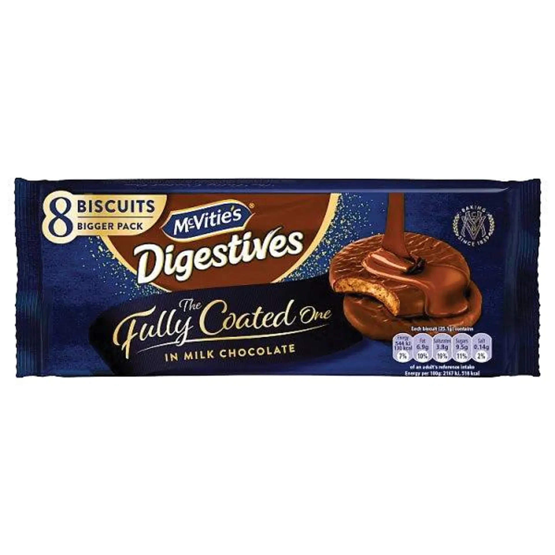 McVities Digestives Fully Coasted Biscuits 168g