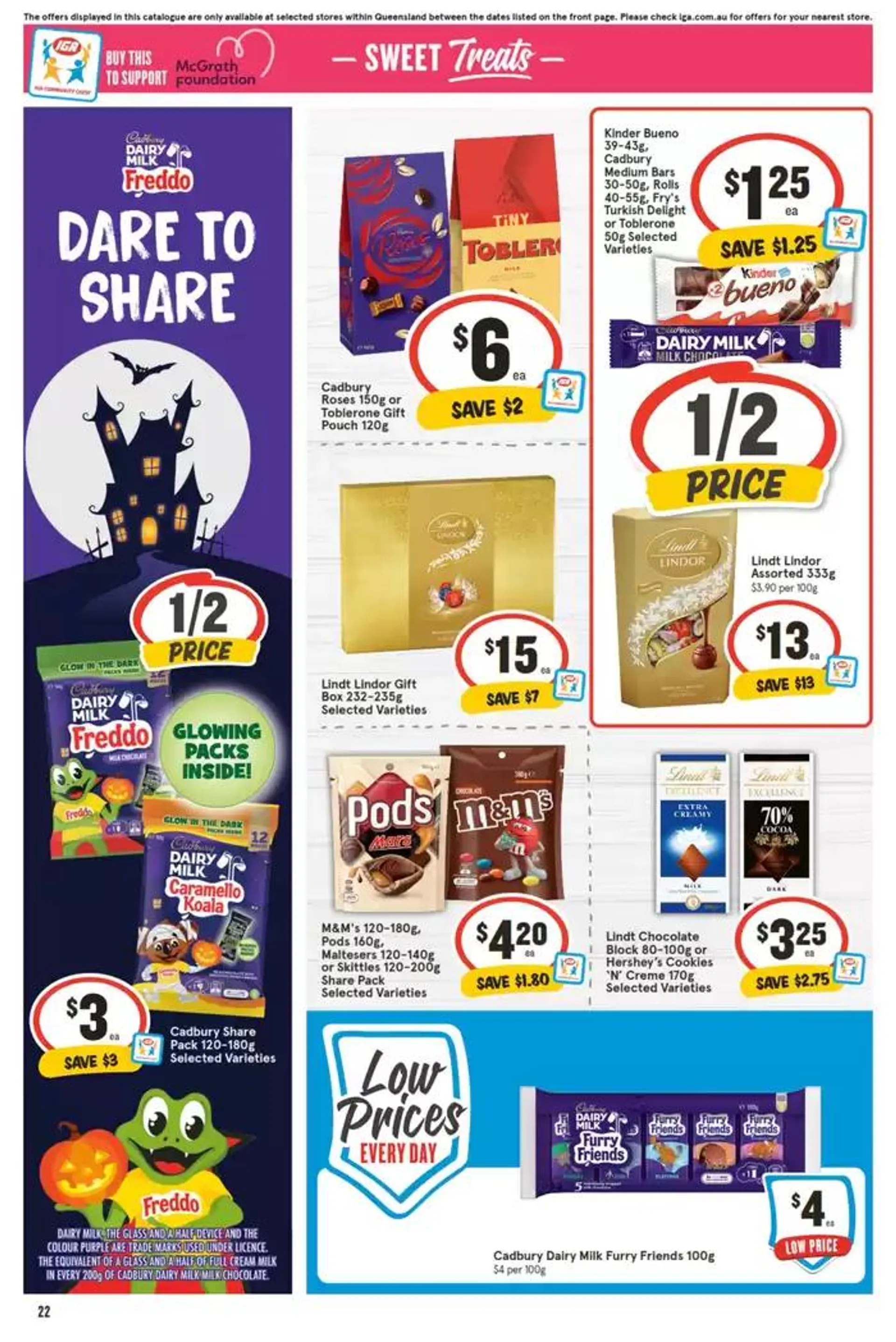 IGA - 1/2 Price - 23/10 - Catalogue valid from 23 October to 29 October 2024 - page 22