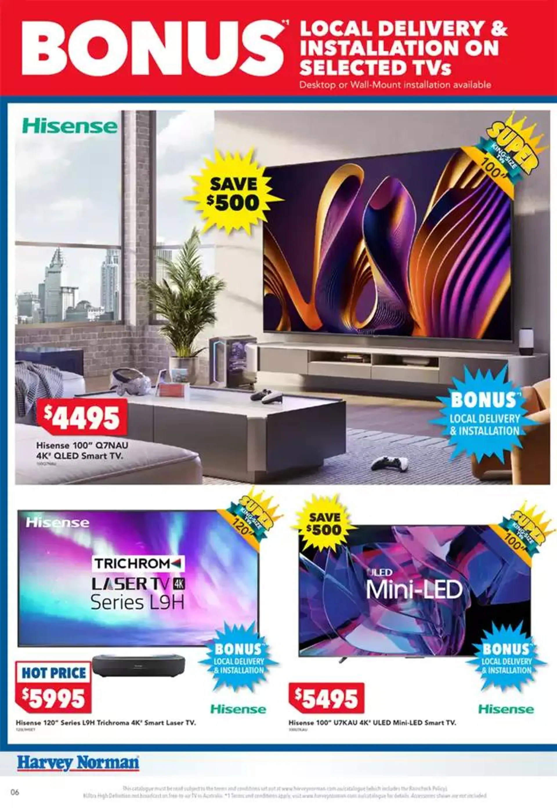 TV/Audio Bonus Delivery & Installation - Catalogue valid from 16 January to 27 January 2025 - page 8