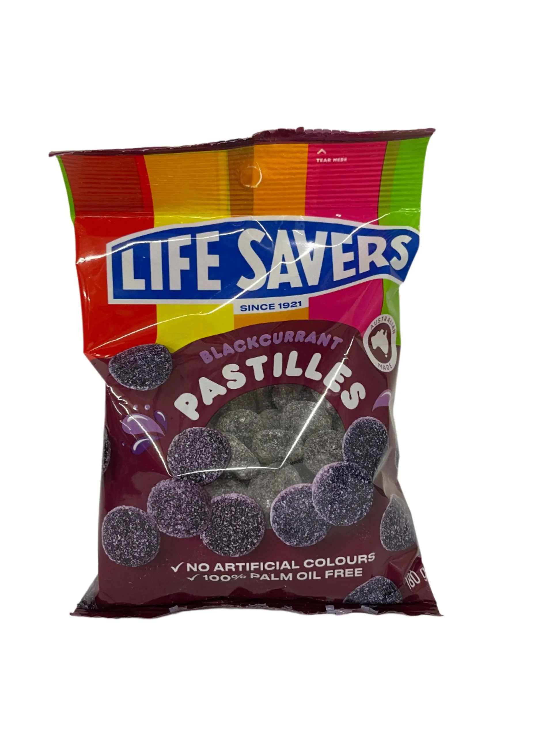 Life Savers Blackcurrant Pastilles 180g