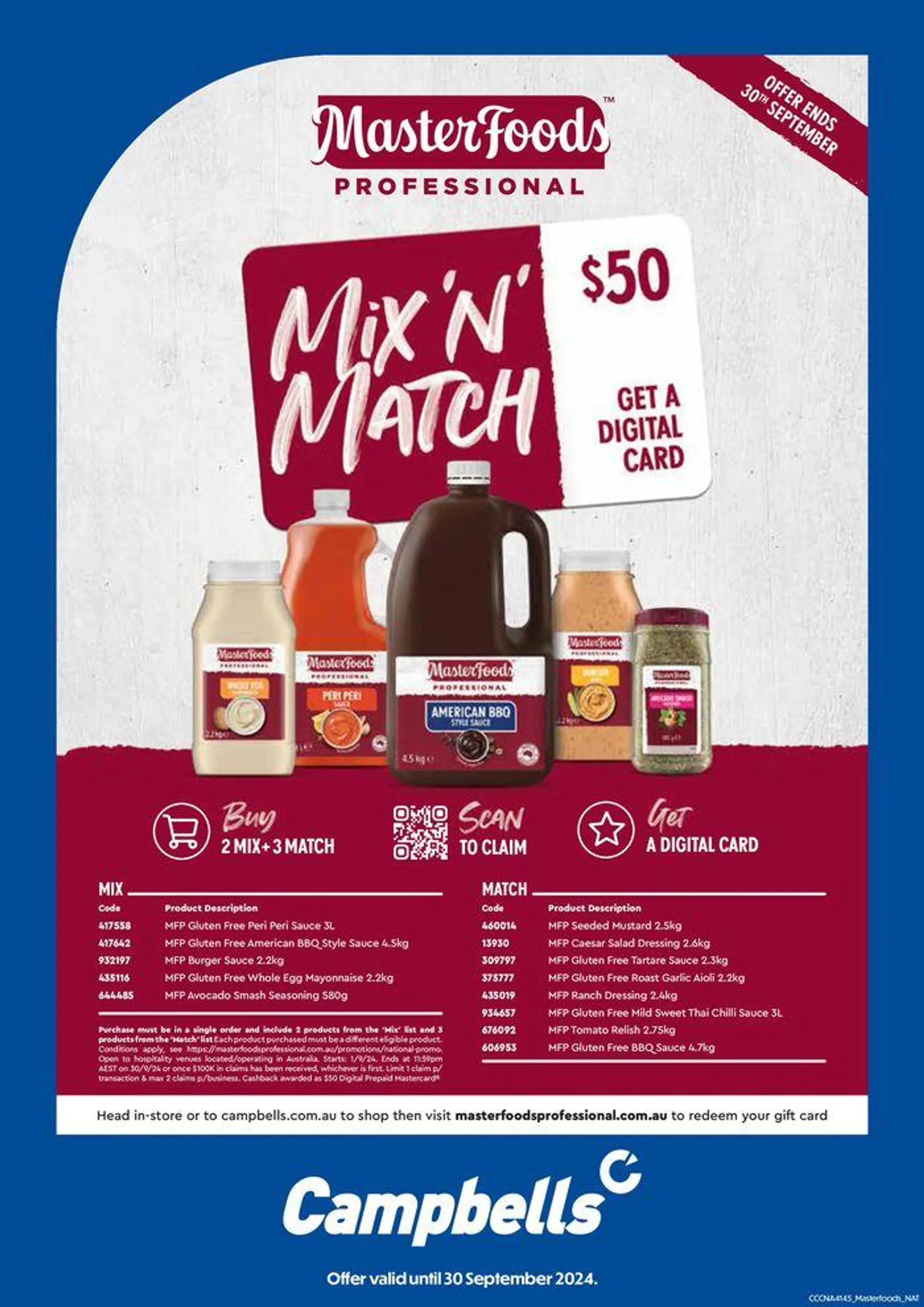 MasterFoods Flyer - 1