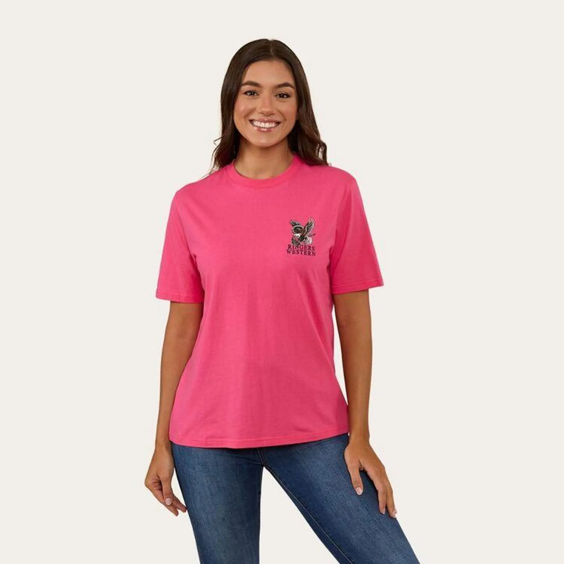 Ringers Western Women's Eyrie Loose Fit Tee Melon